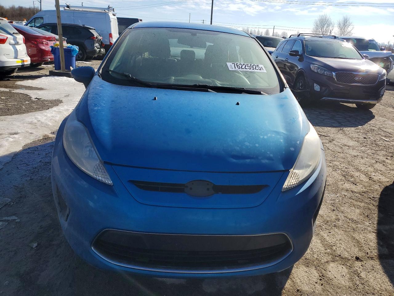 2012 Ford Fiesta Se Blue vin: 3FADP4EJ5CM157813