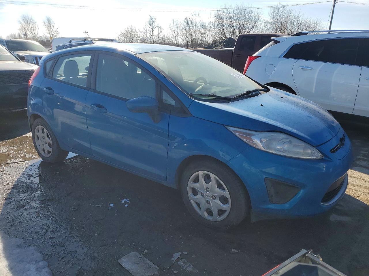 2012 Ford Fiesta Se Blue vin: 3FADP4EJ5CM157813