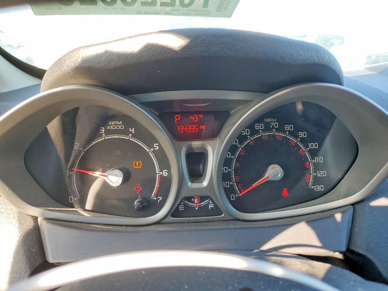 2012 Ford Fiesta Se Blue vin: 3FADP4EJ5CM157813