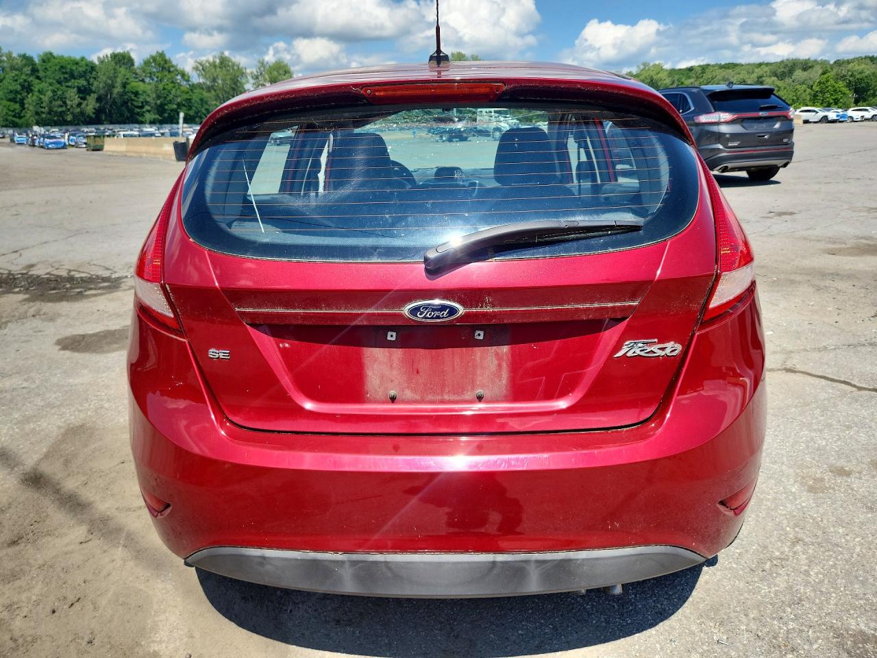 2013 Ford Fiesta Se Красный vin: 3FADP4EJ5DM103137