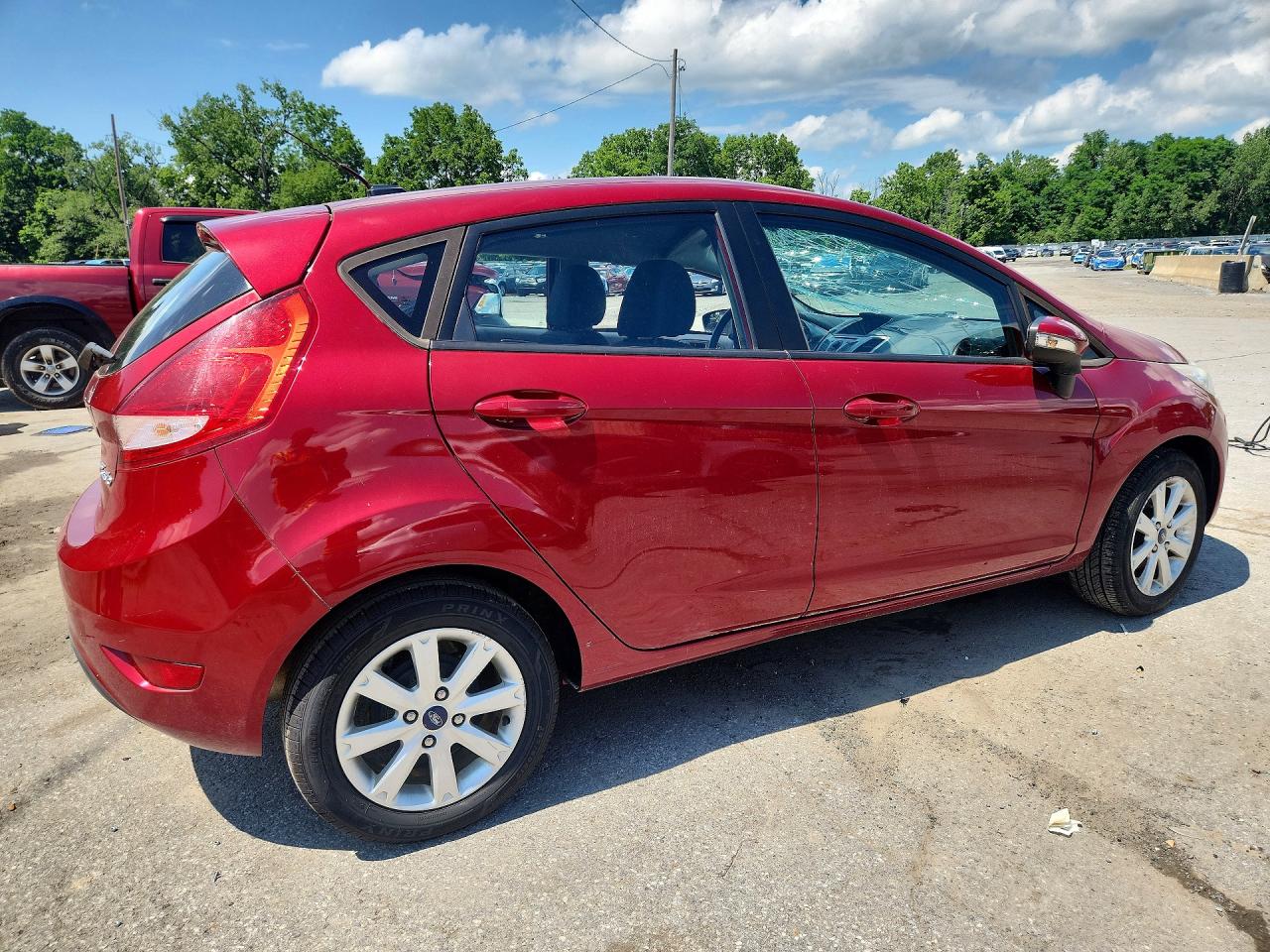 2013 Ford Fiesta Se Красный vin: 3FADP4EJ5DM103137