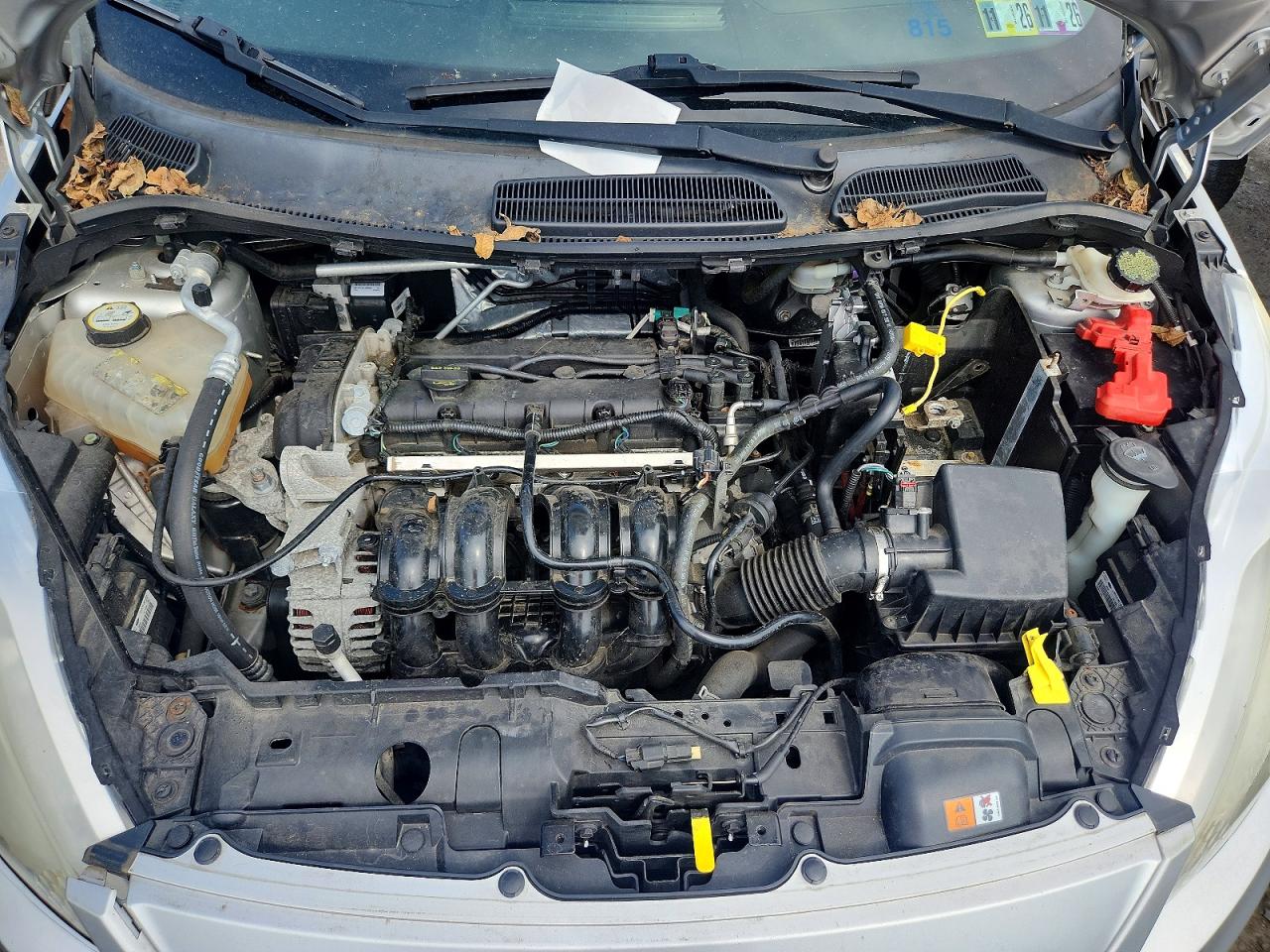 2013 Ford Fiesta Se Silver vin: 3FADP4EJ5DM107303