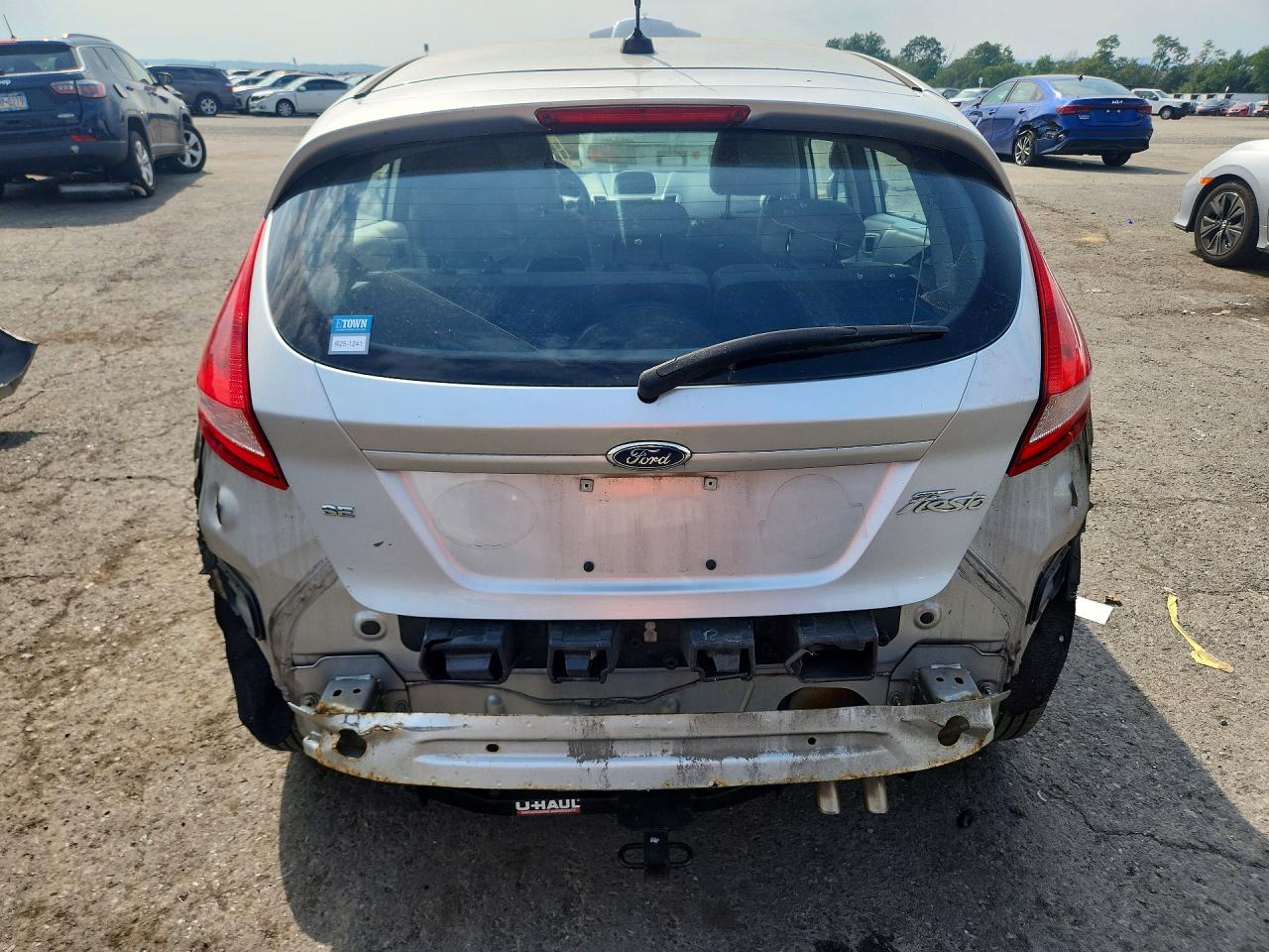 2013 Ford Fiesta Se Silver vin: 3FADP4EJ5DM107303