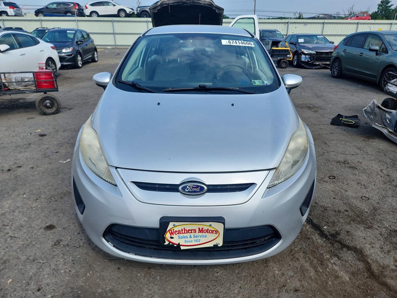 2013 Ford Fiesta Se Silver vin: 3FADP4EJ5DM107303