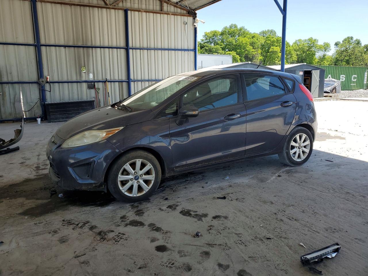 2013 Ford Fiesta Se Gray vin: 3FADP4EJ5DM117765