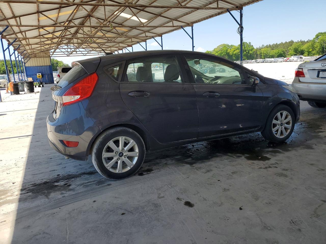 2013 Ford Fiesta Se Gray vin: 3FADP4EJ5DM117765