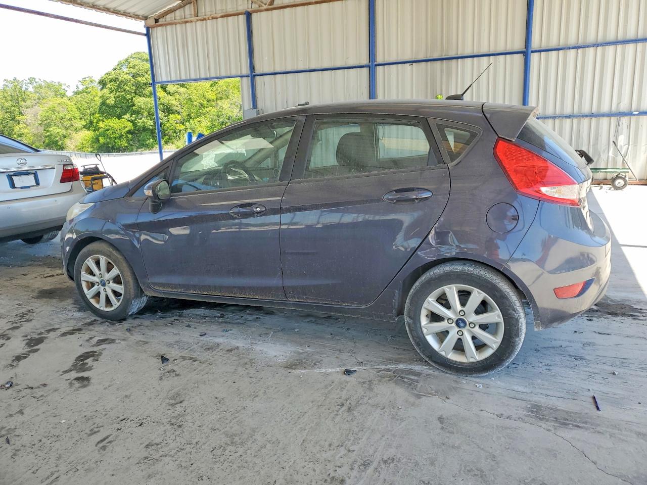 2013 Ford Fiesta Se Gray vin: 3FADP4EJ5DM117765