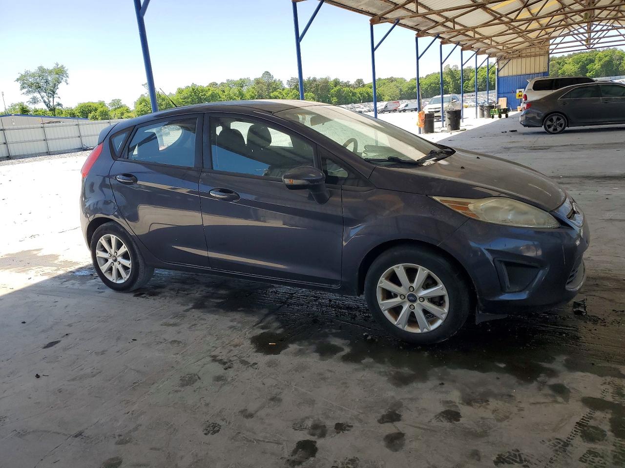 2013 Ford Fiesta Se Gray vin: 3FADP4EJ5DM117765