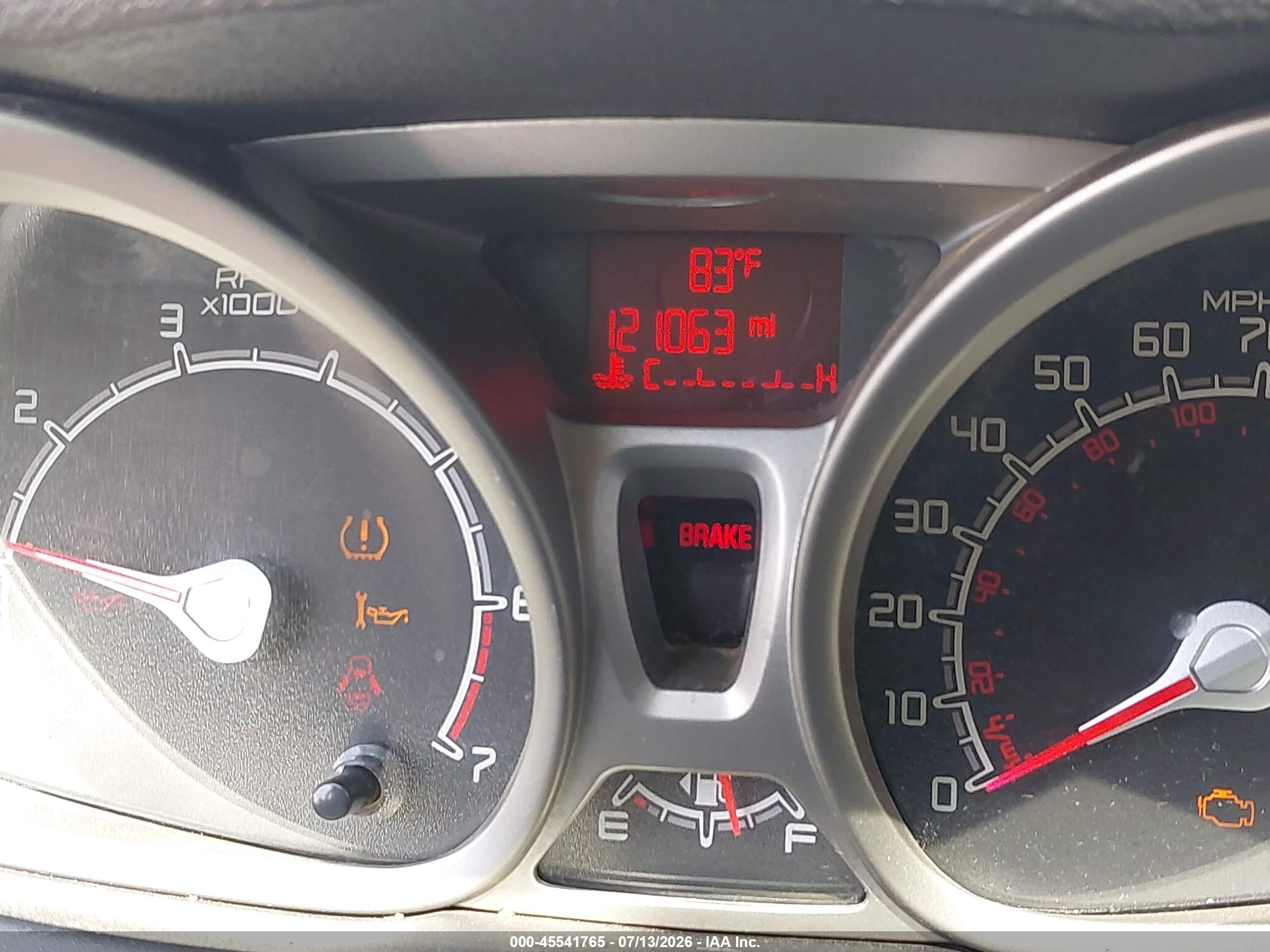 2013 Ford Fiesta Se White vin: 3FADP4EJ5DM158168