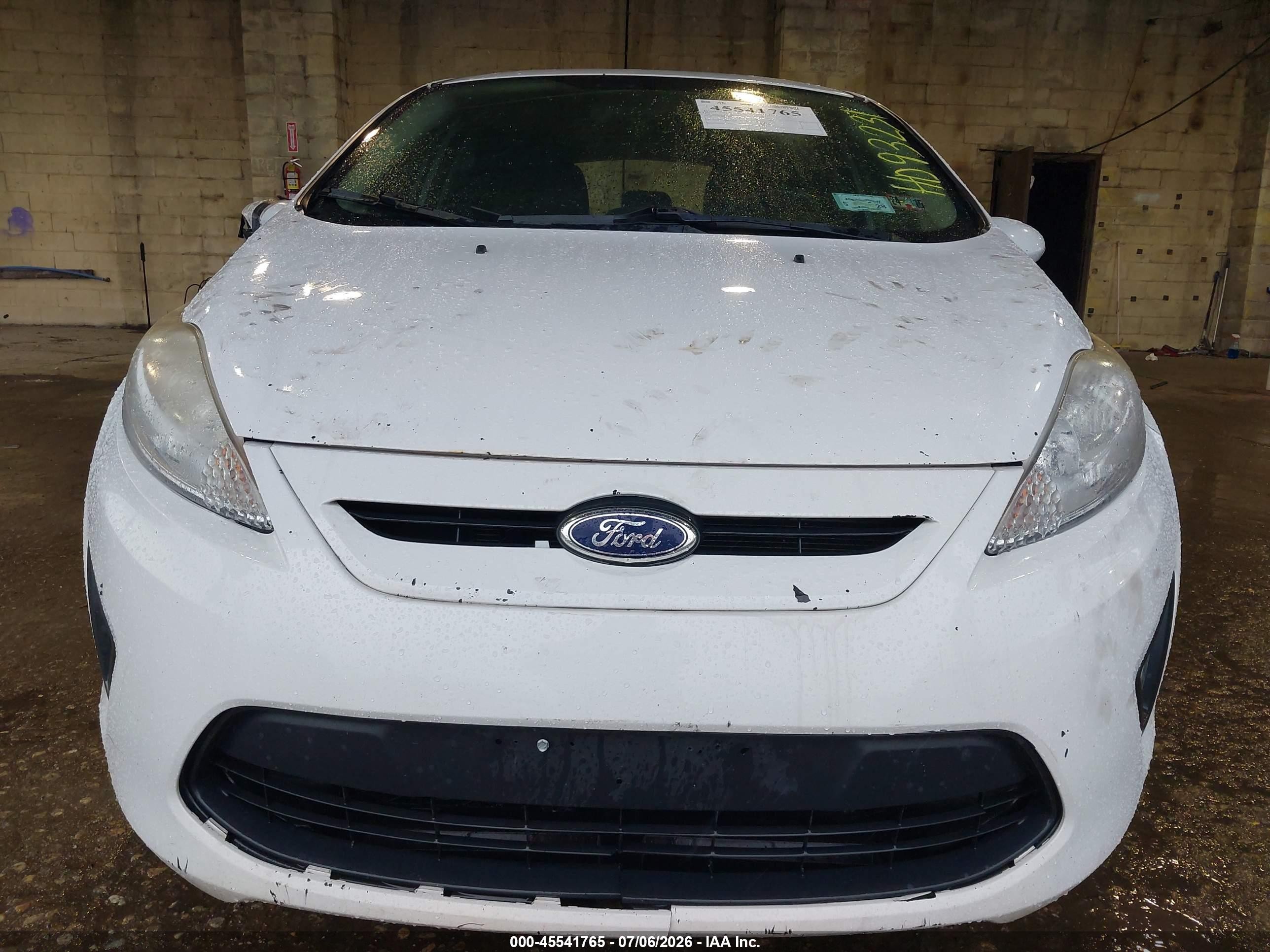 2013 Ford Fiesta Se White vin: 3FADP4EJ5DM158168