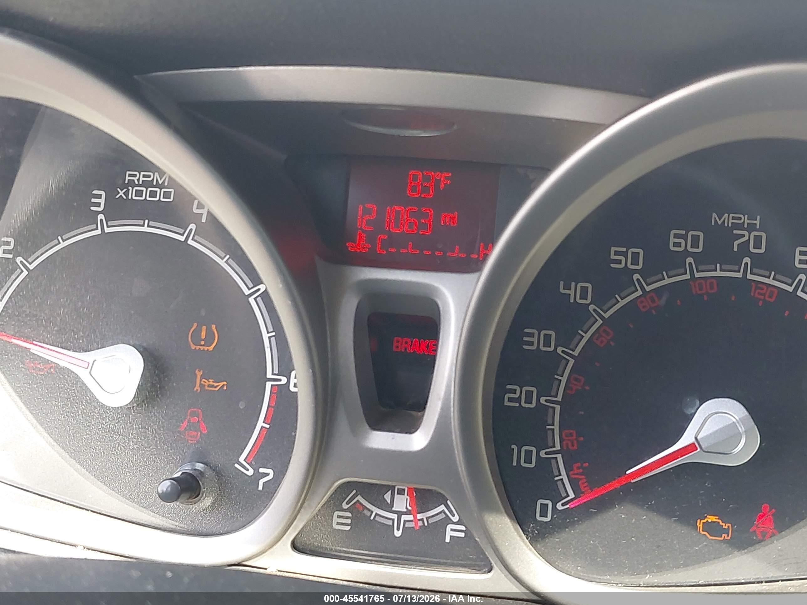 2013 Ford Fiesta Se White vin: 3FADP4EJ5DM158168