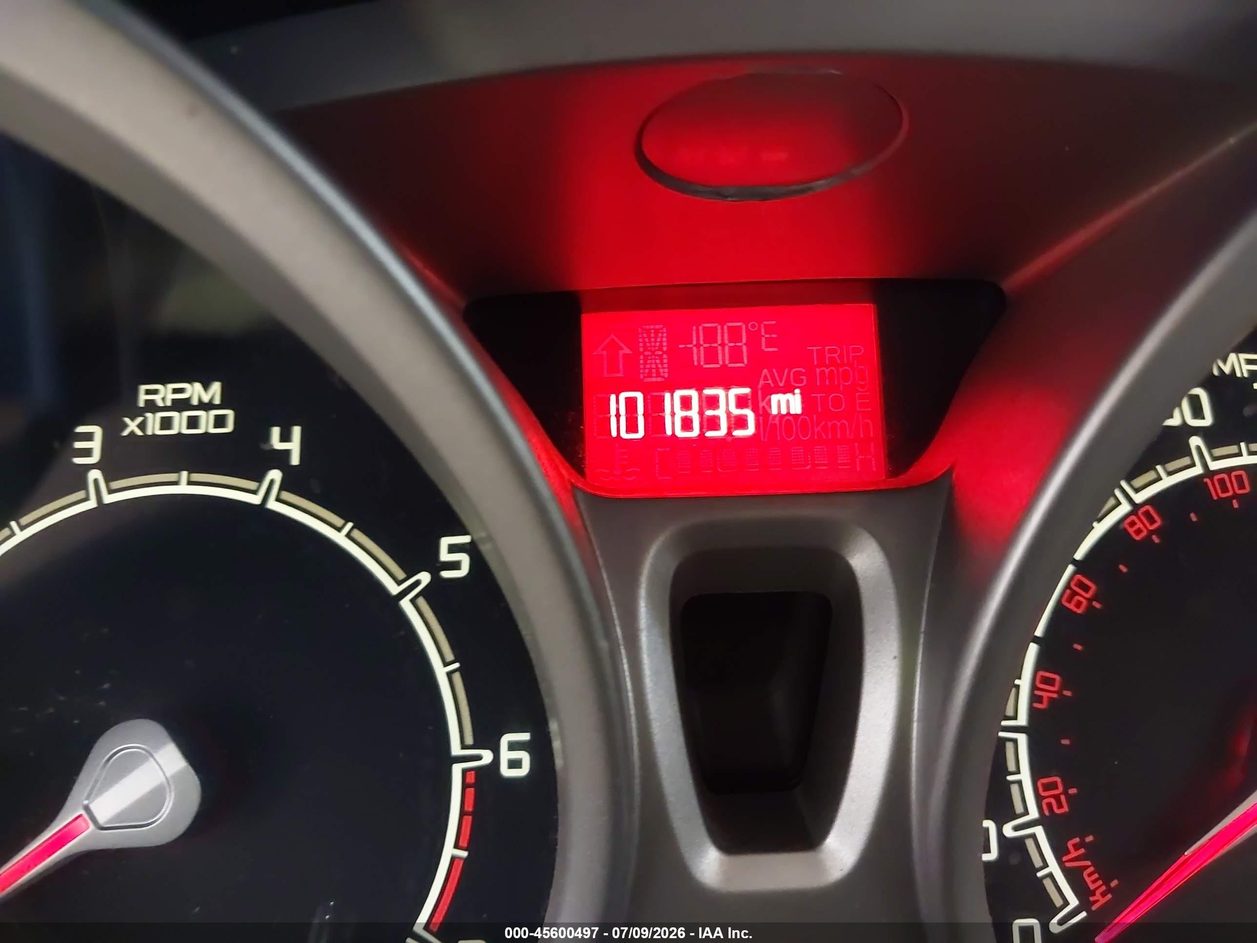 2013 Ford Fiesta Se Red vin: 3FADP4EJ5DM184060