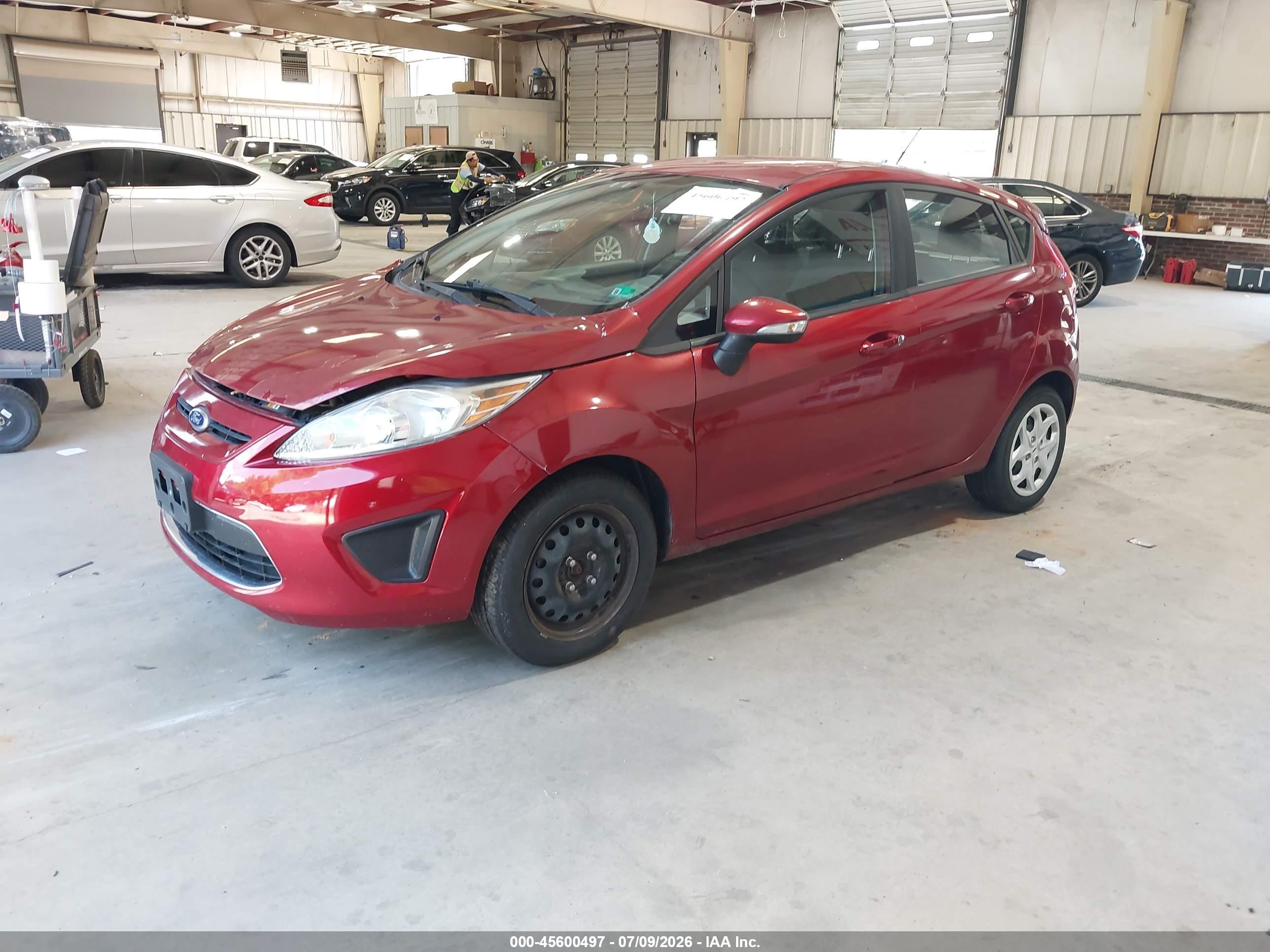 2013 Ford Fiesta Se Red vin: 3FADP4EJ5DM184060