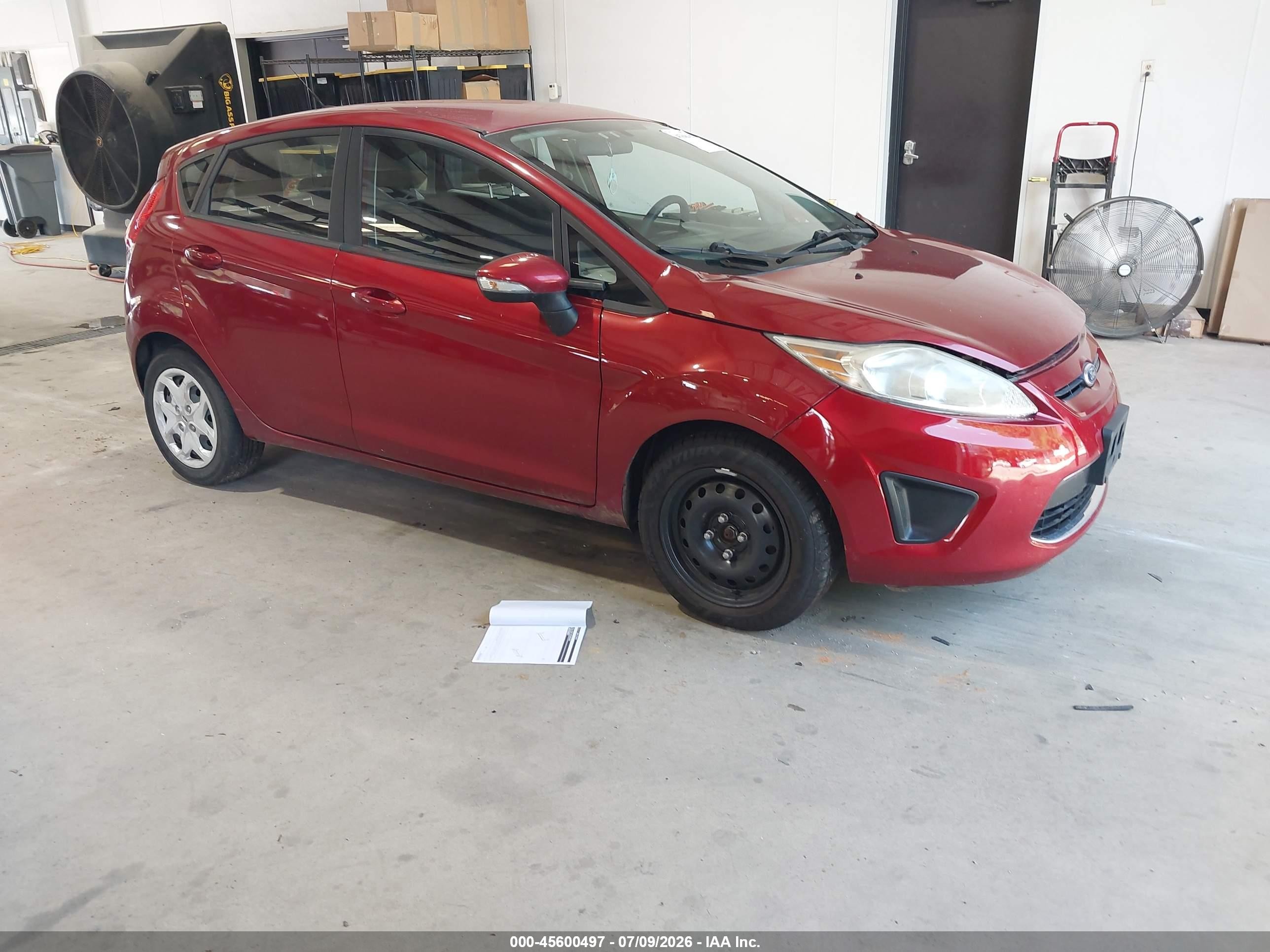 2013 Ford Fiesta Se Red vin: 3FADP4EJ5DM184060