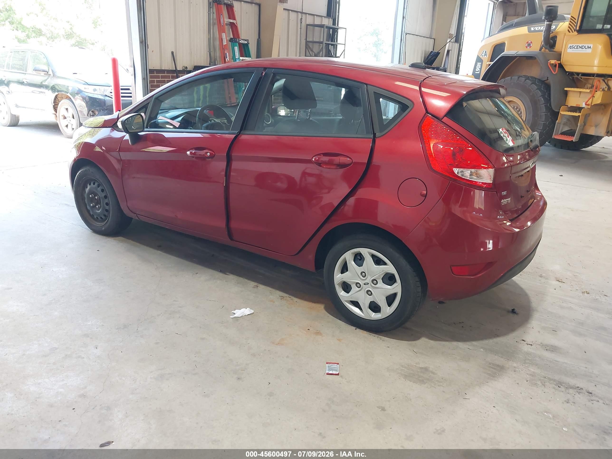 2013 Ford Fiesta Se Red vin: 3FADP4EJ5DM184060