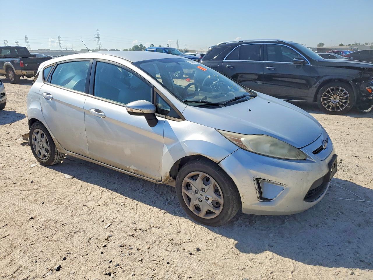 2013 Ford Fiesta Se Silver vin: 3FADP4EJ5DM219969