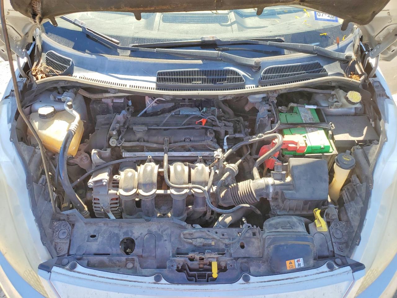 2013 Ford Fiesta Se Silver vin: 3FADP4EJ5DM219969