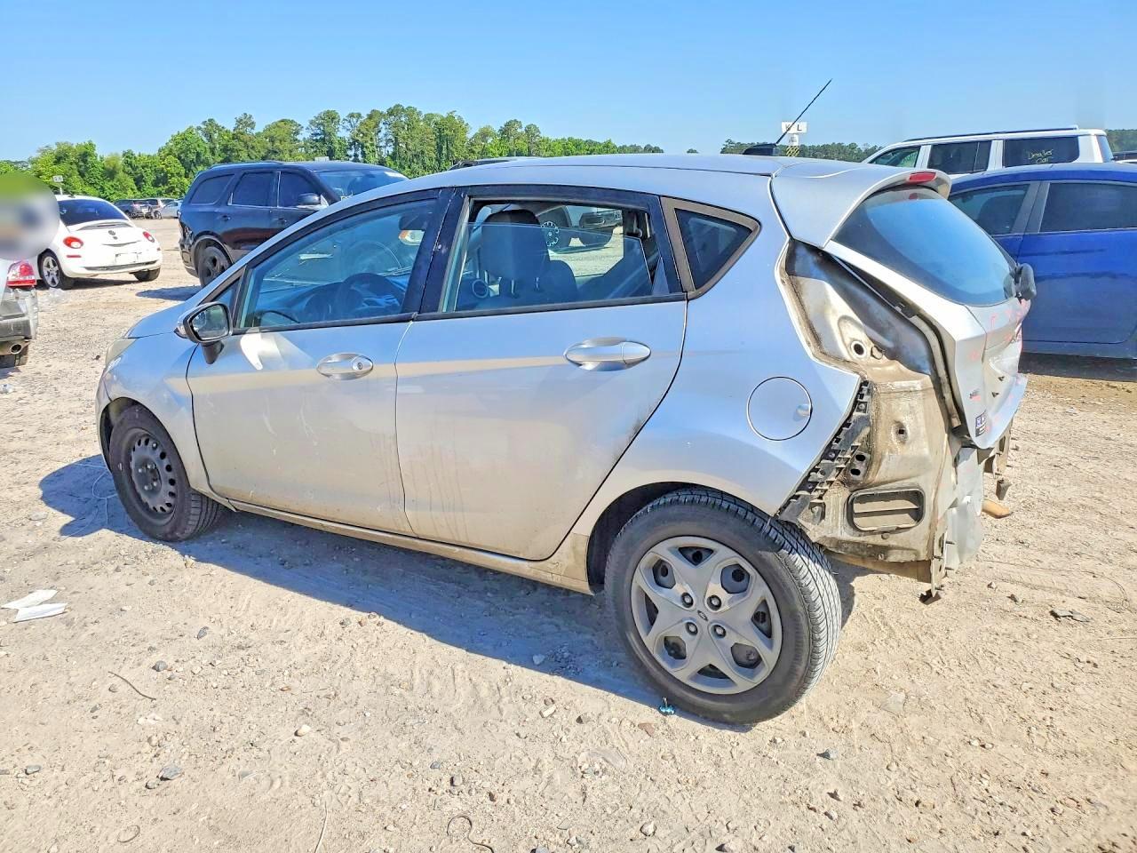 2013 Ford Fiesta Se Silver vin: 3FADP4EJ5DM219969