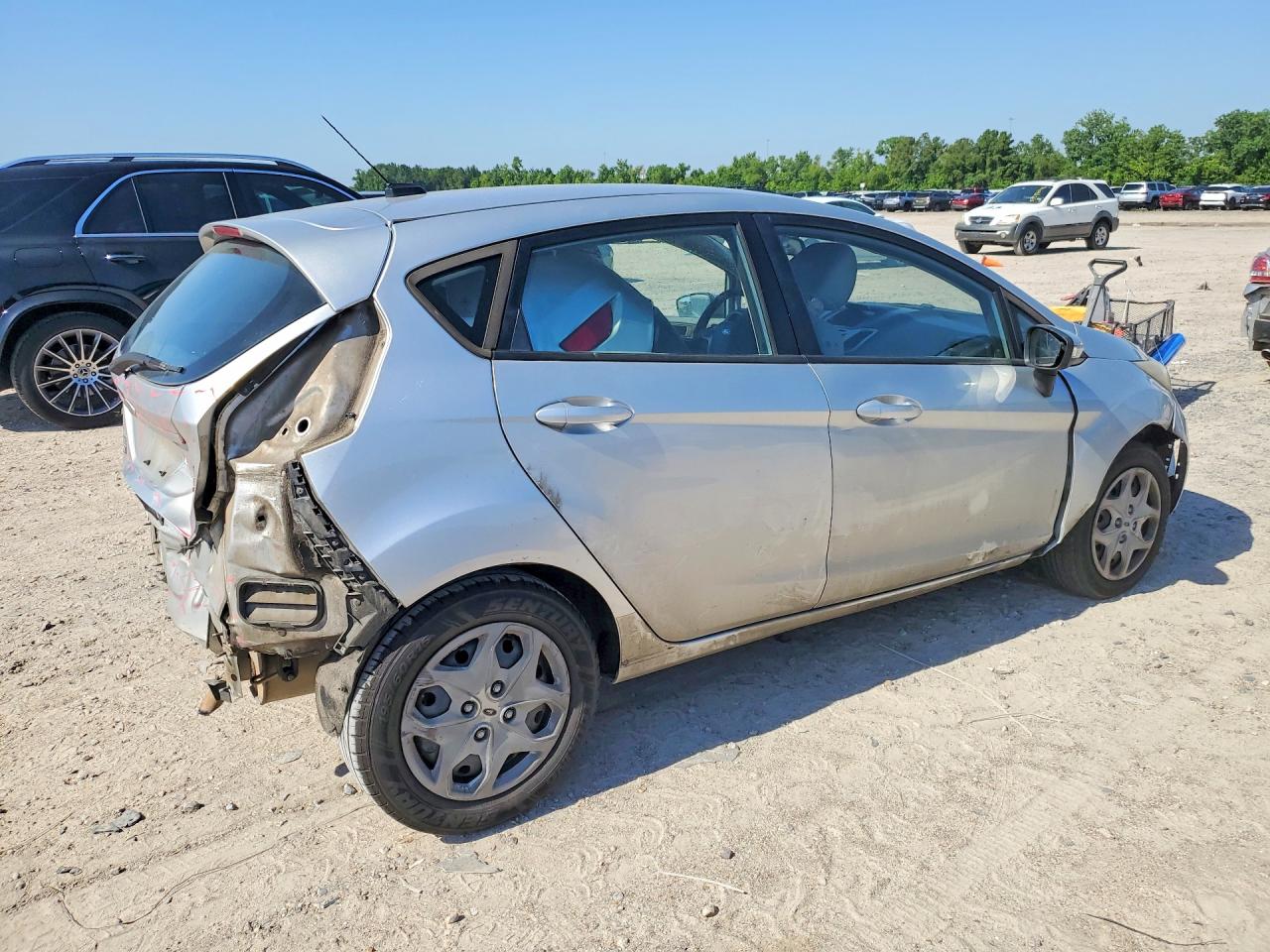 2013 Ford Fiesta Se Silver vin: 3FADP4EJ5DM219969