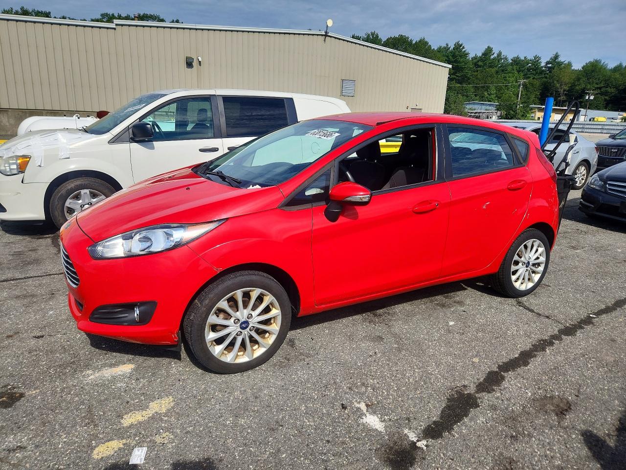 2014 Ford Fiesta Se Red vin: 3FADP4EJ5EM100420