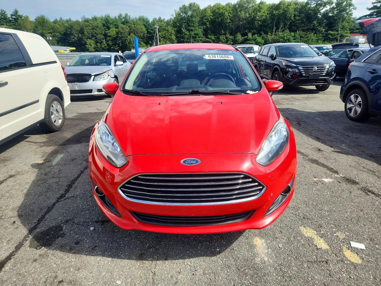 2014 Ford Fiesta Se Red vin: 3FADP4EJ5EM100420