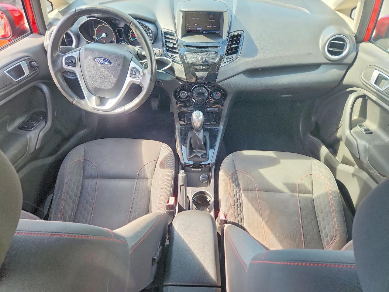 2014 Ford Fiesta Se Red vin: 3FADP4EJ5EM100420