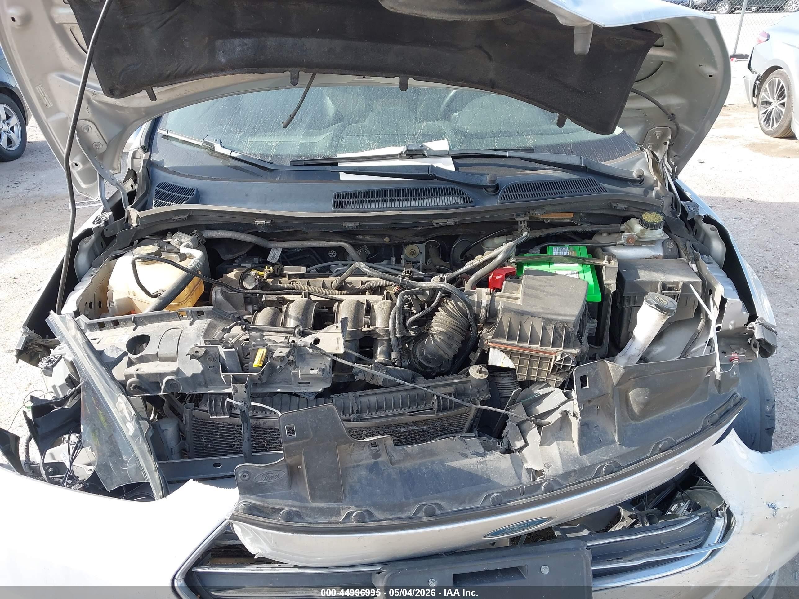 2014 Ford Fiesta Se Silver vin: 3FADP4EJ5EM154560