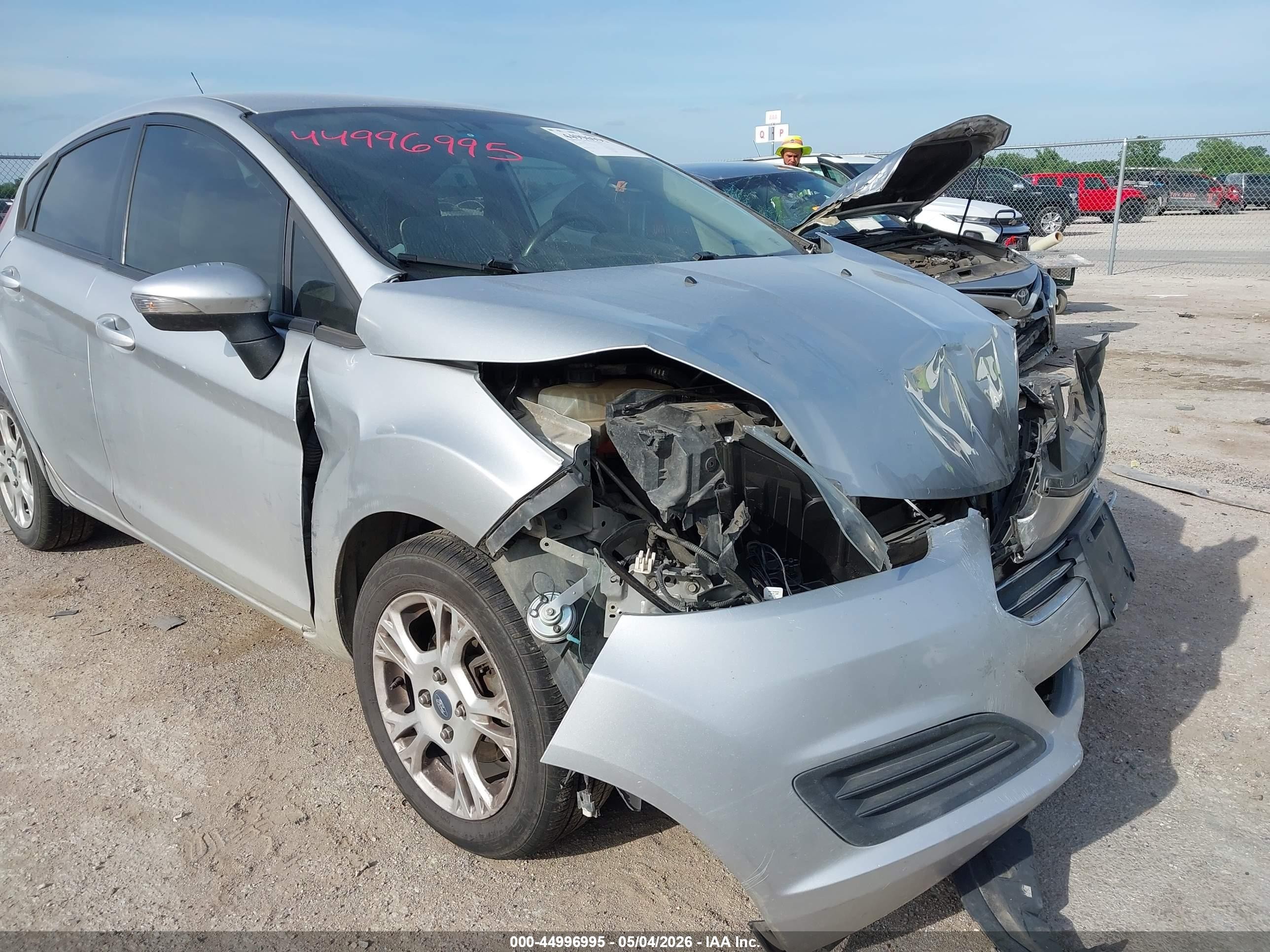 2014 Ford Fiesta Se Silver vin: 3FADP4EJ5EM154560