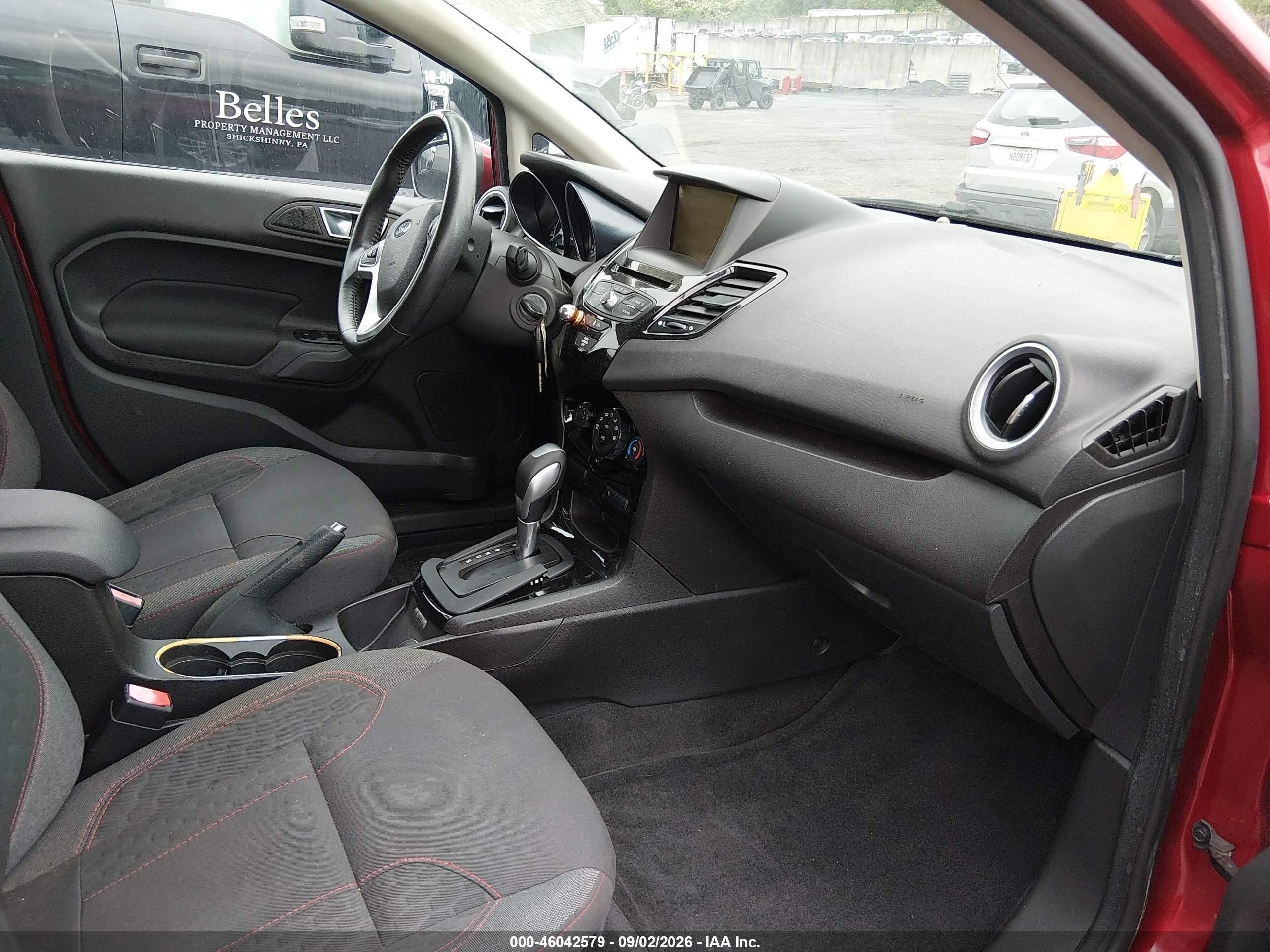 2014 Ford Fiesta Se Red vin: 3FADP4EJ5EM182553