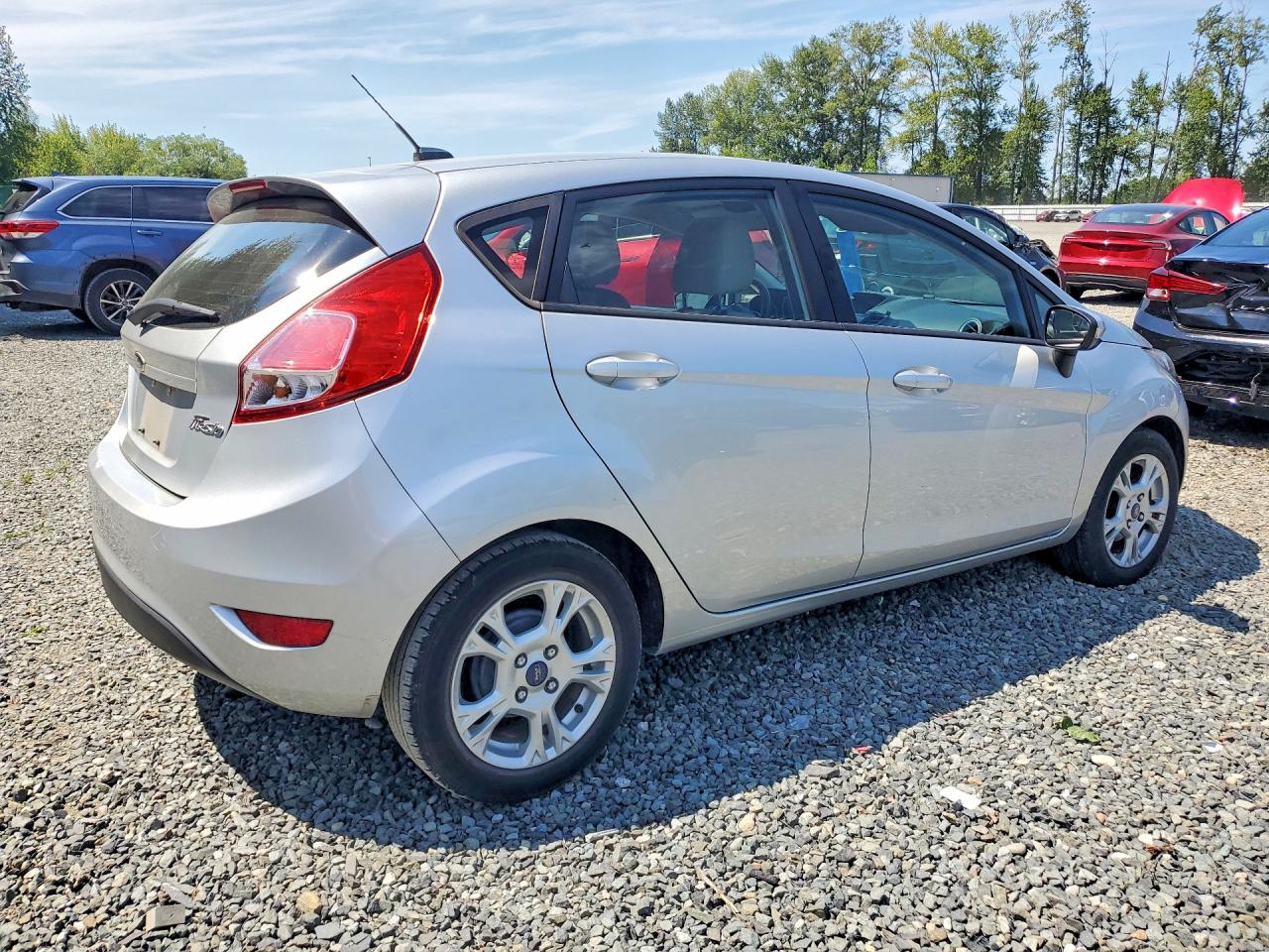2014 Ford Fiesta Se Silver vin: 3FADP4EJ5EM216099