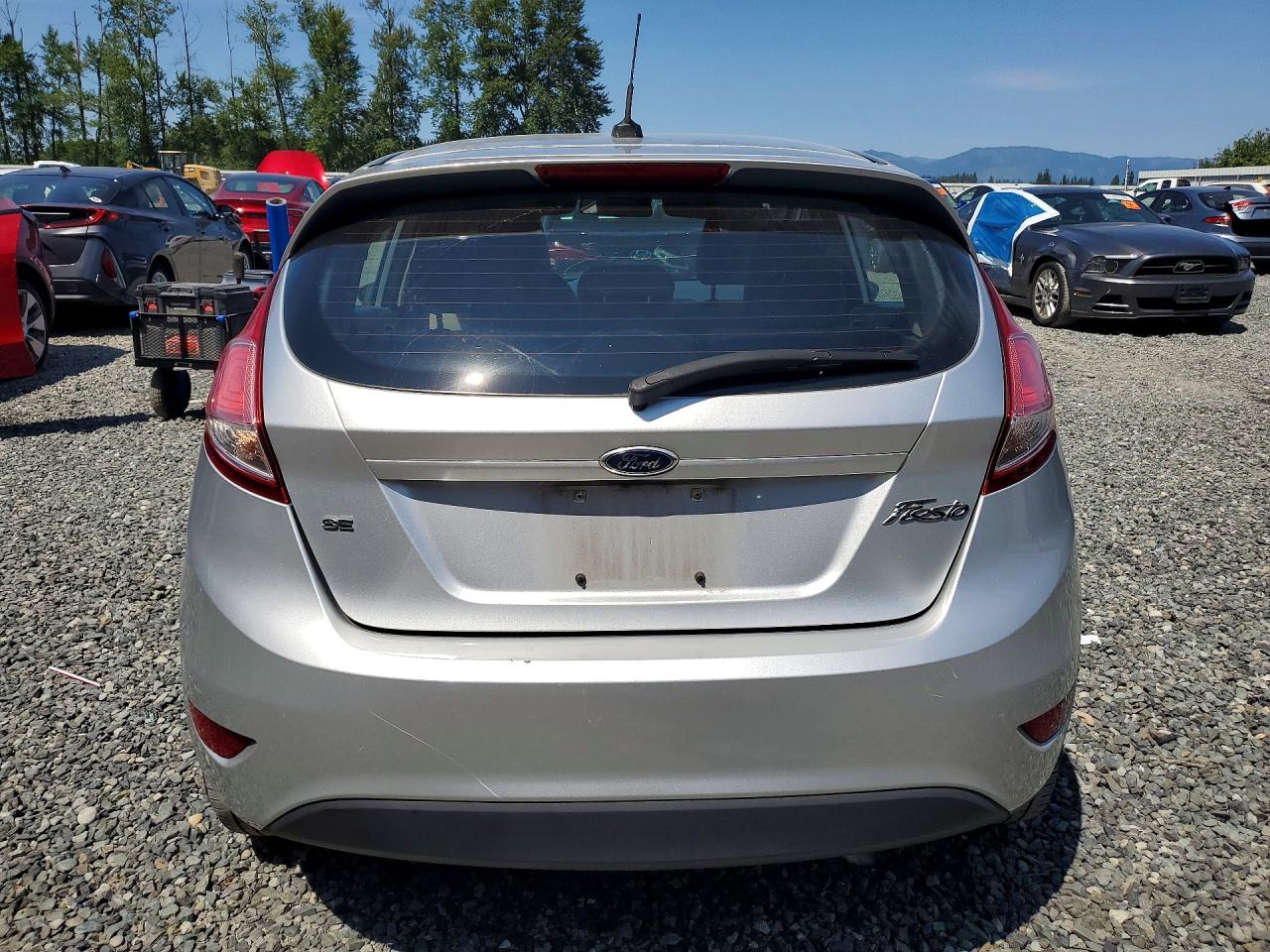 2014 Ford Fiesta Se Silver vin: 3FADP4EJ5EM216099