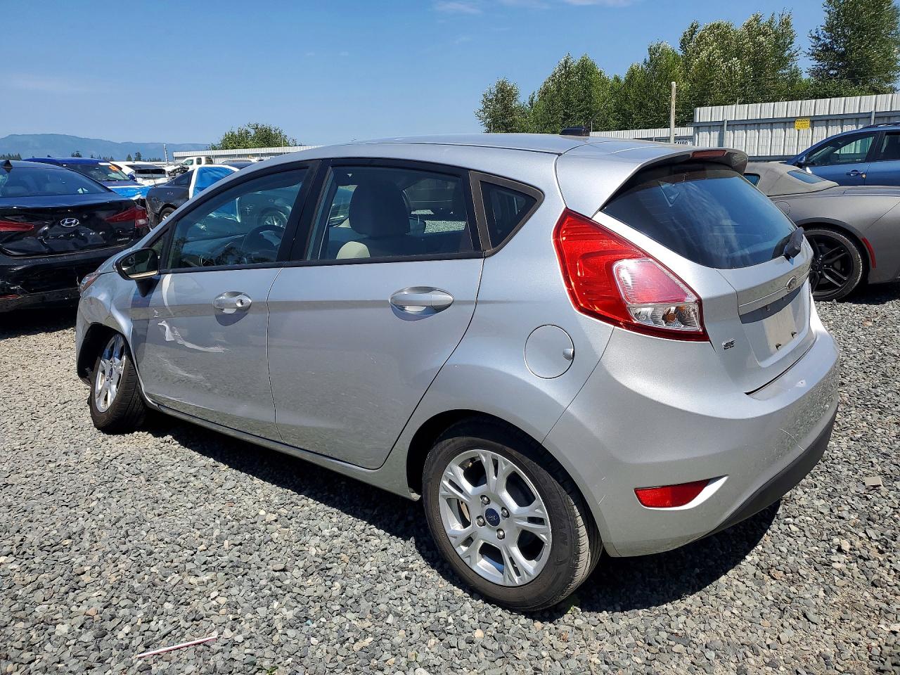 2014 Ford Fiesta Se Silver vin: 3FADP4EJ5EM216099