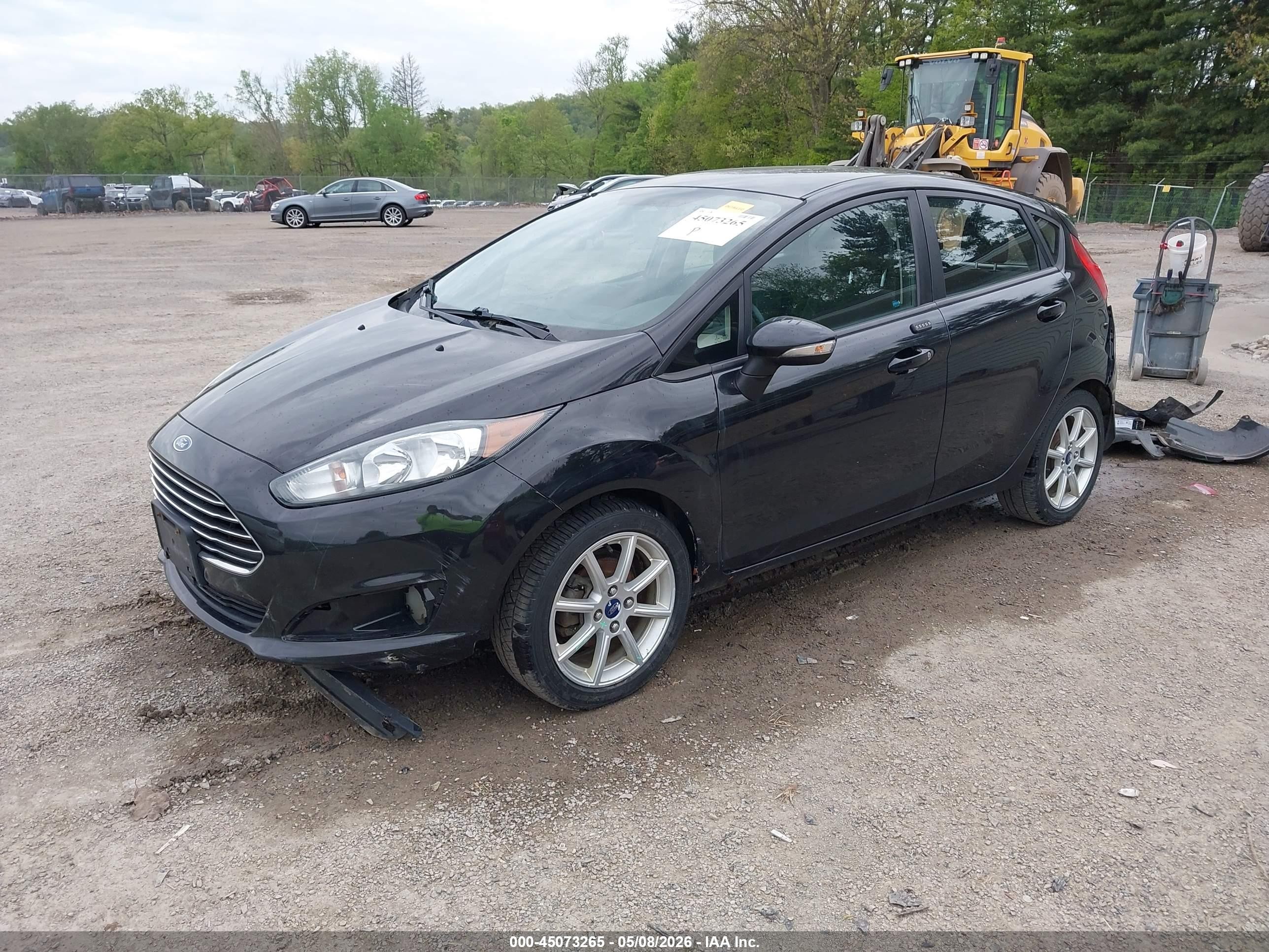 2014 Ford Fiesta Se Black vin: 3FADP4EJ5EM226552