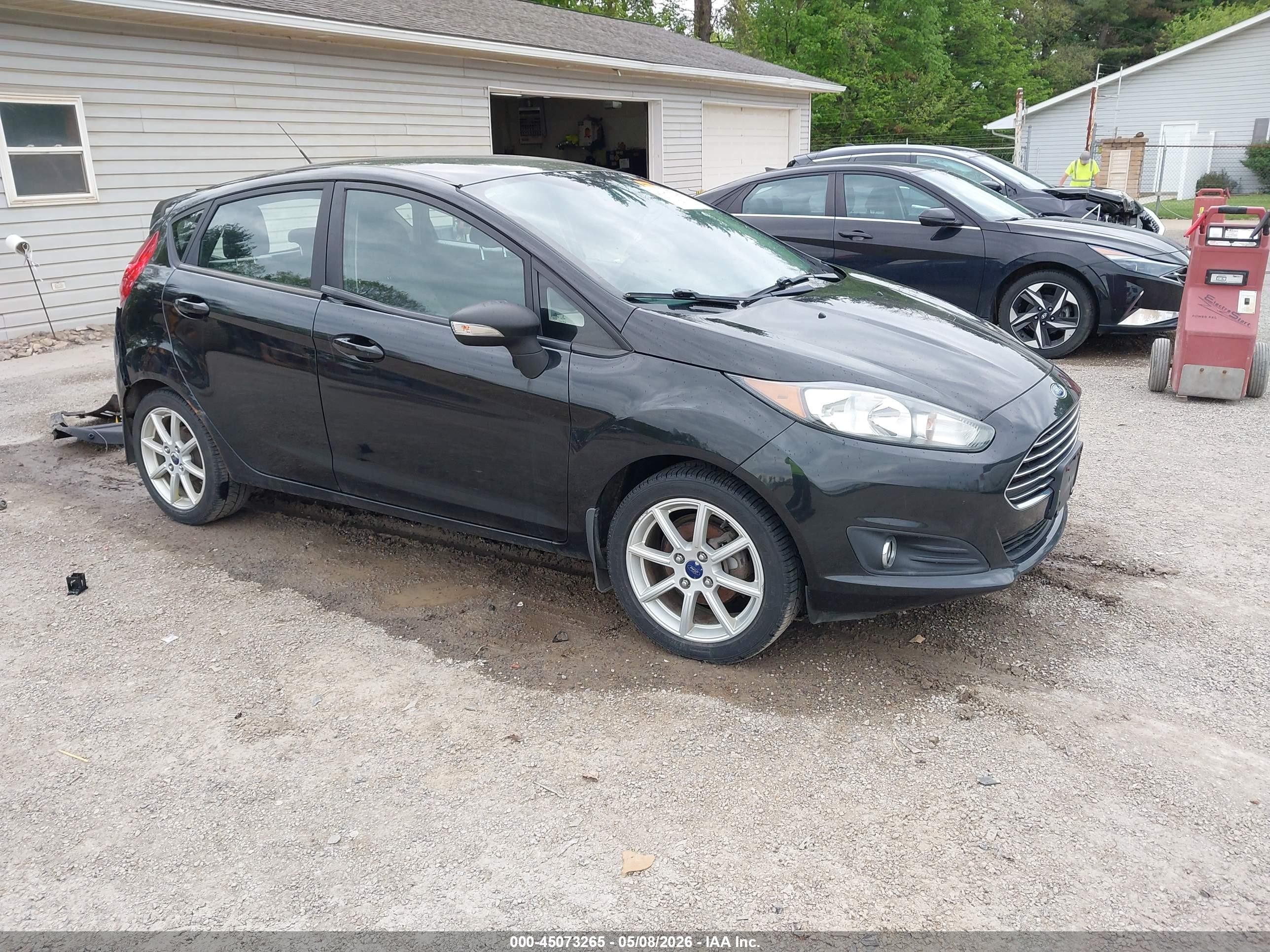 2014 Ford Fiesta Se Black vin: 3FADP4EJ5EM226552