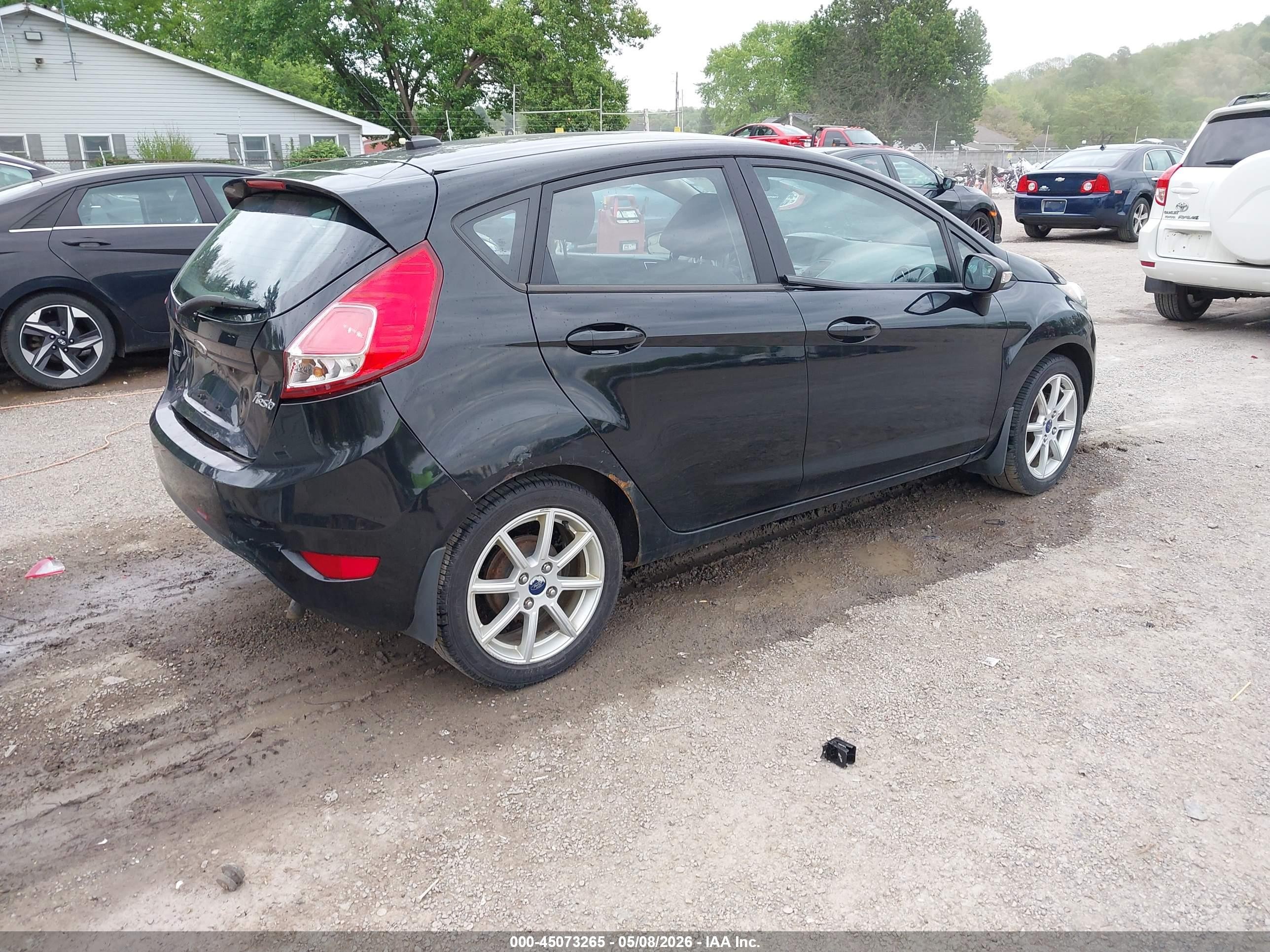 2014 Ford Fiesta Se Black vin: 3FADP4EJ5EM226552
