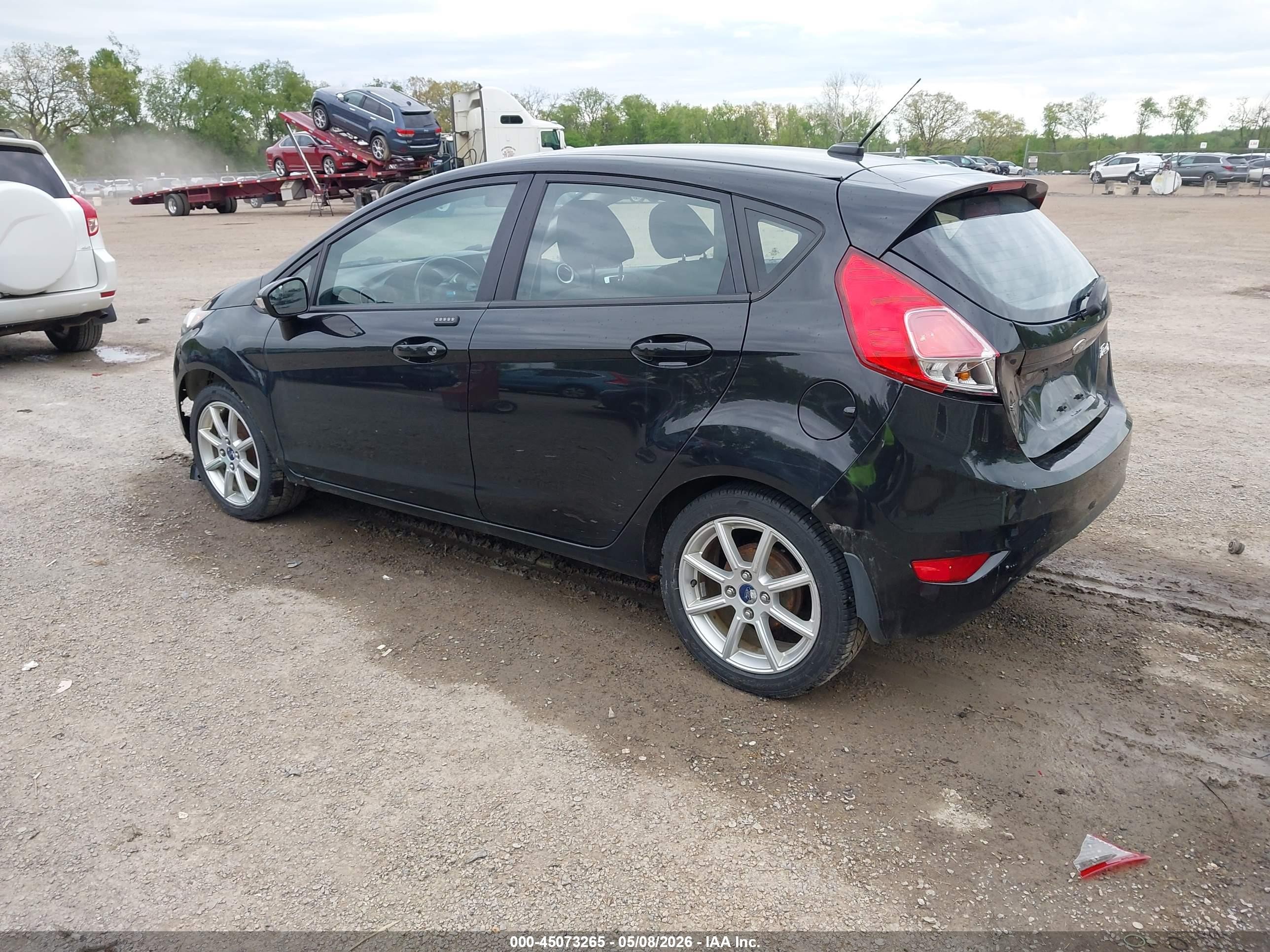 2014 Ford Fiesta Se Black vin: 3FADP4EJ5EM226552