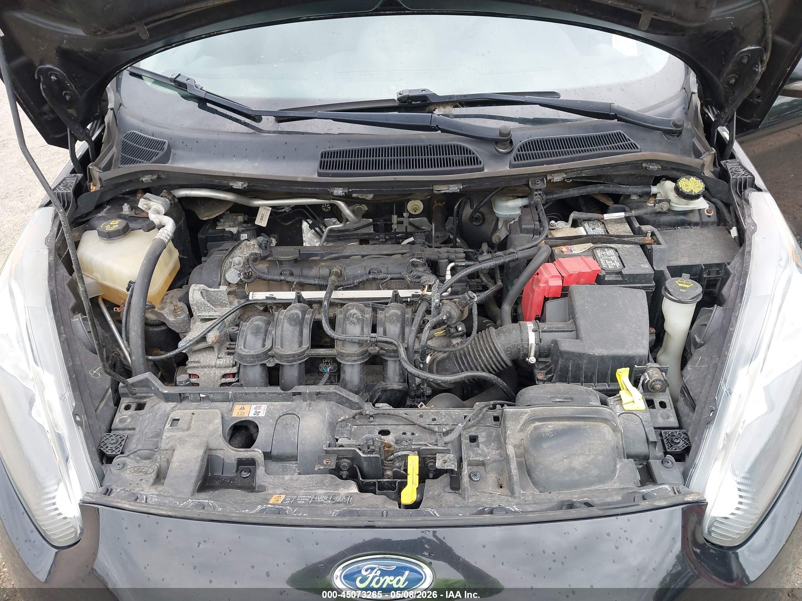 2014 Ford Fiesta Se Black vin: 3FADP4EJ5EM226552
