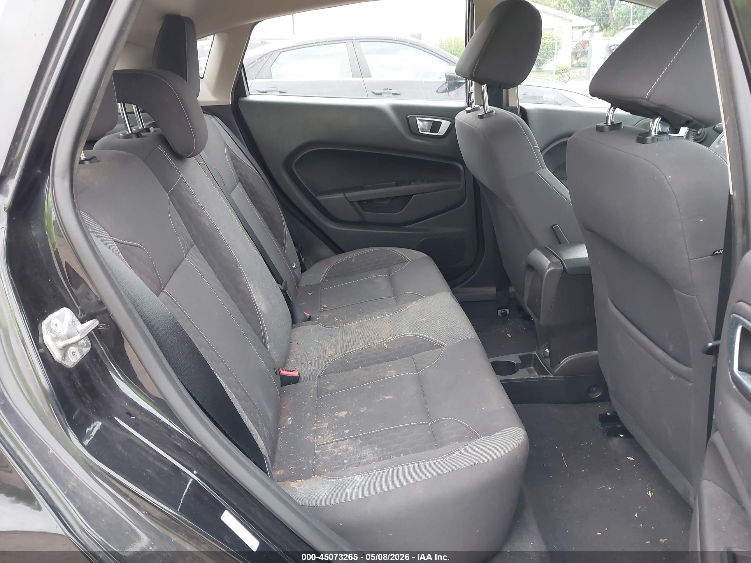 2014 Ford Fiesta Se Black vin: 3FADP4EJ5EM226552