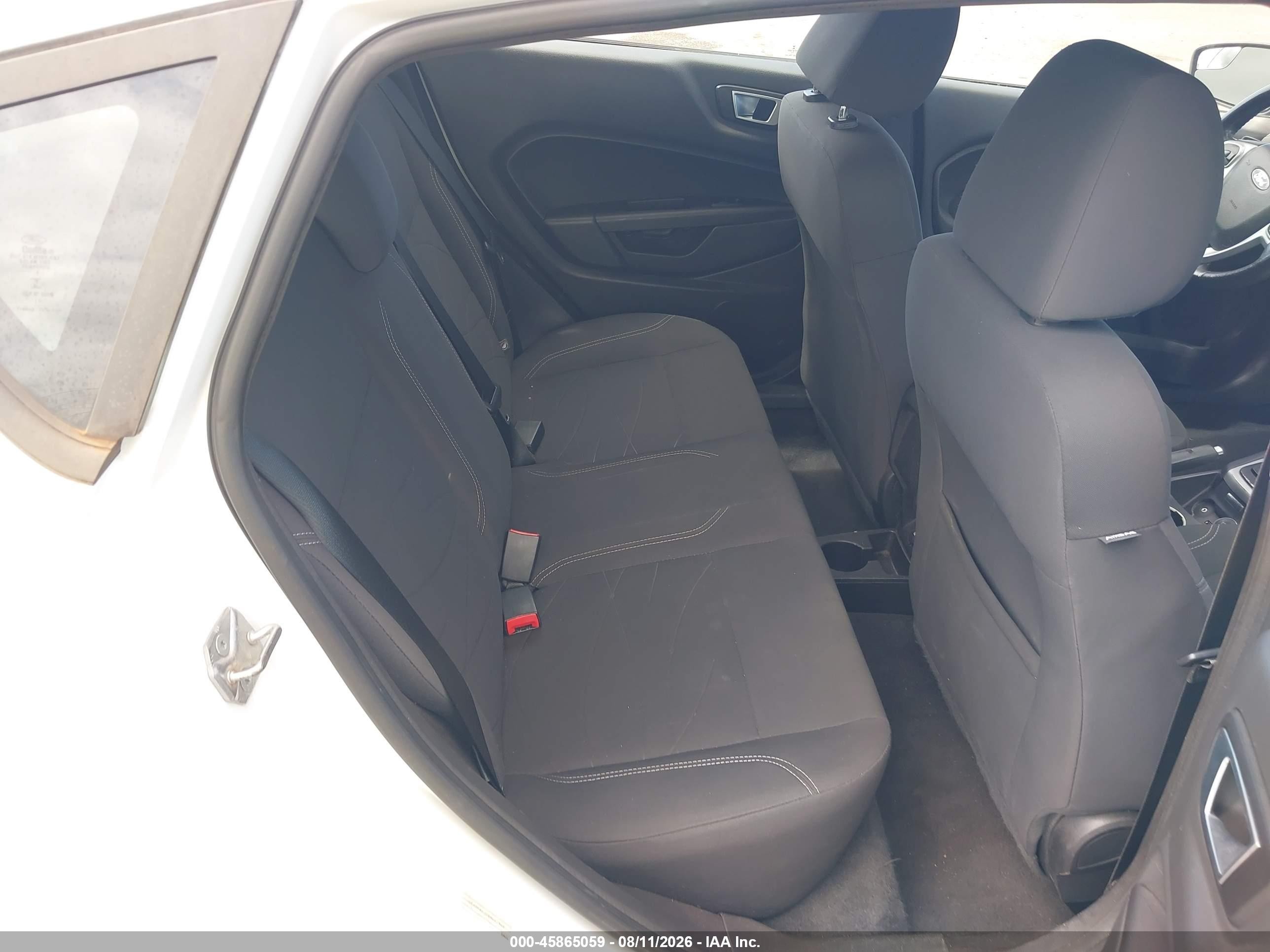 2014 Ford Fiesta Se White vin: 3FADP4EJ5EM227569