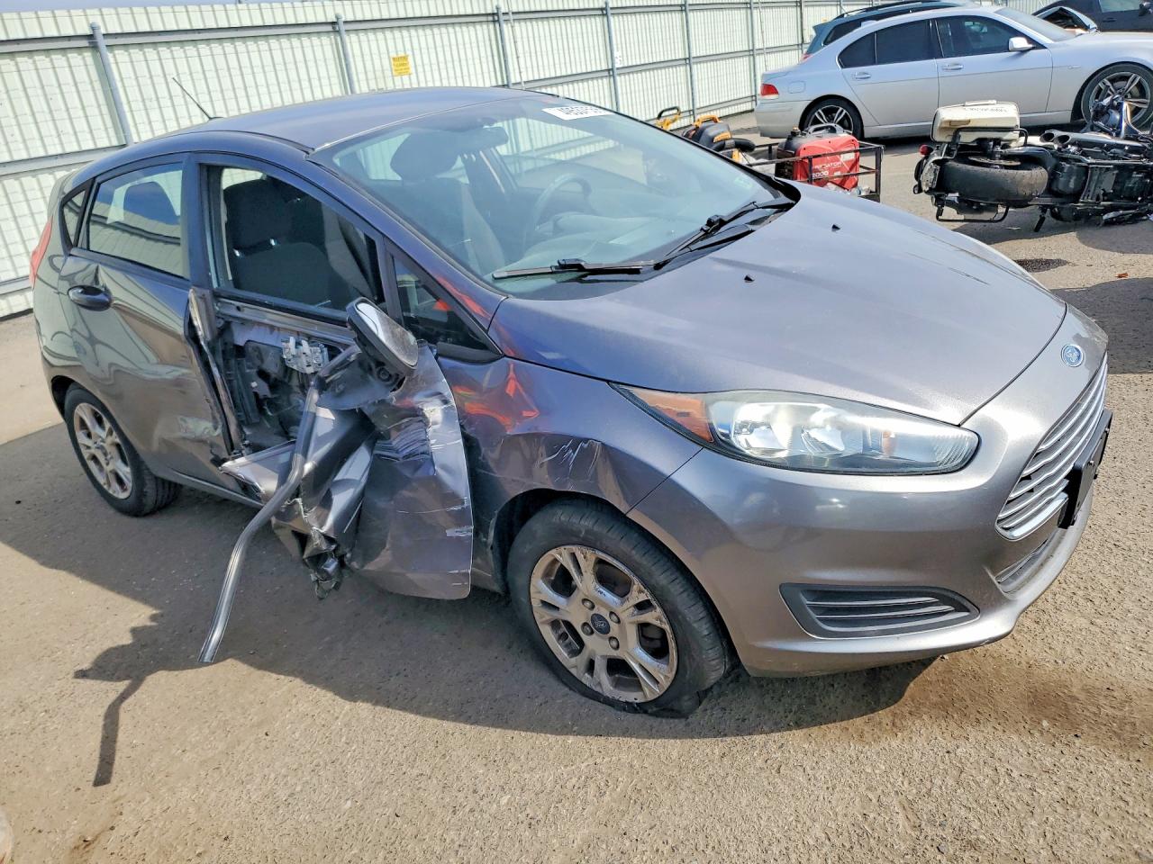 2014 Ford Fiesta Se Gray vin: 3FADP4EJ5EM233968