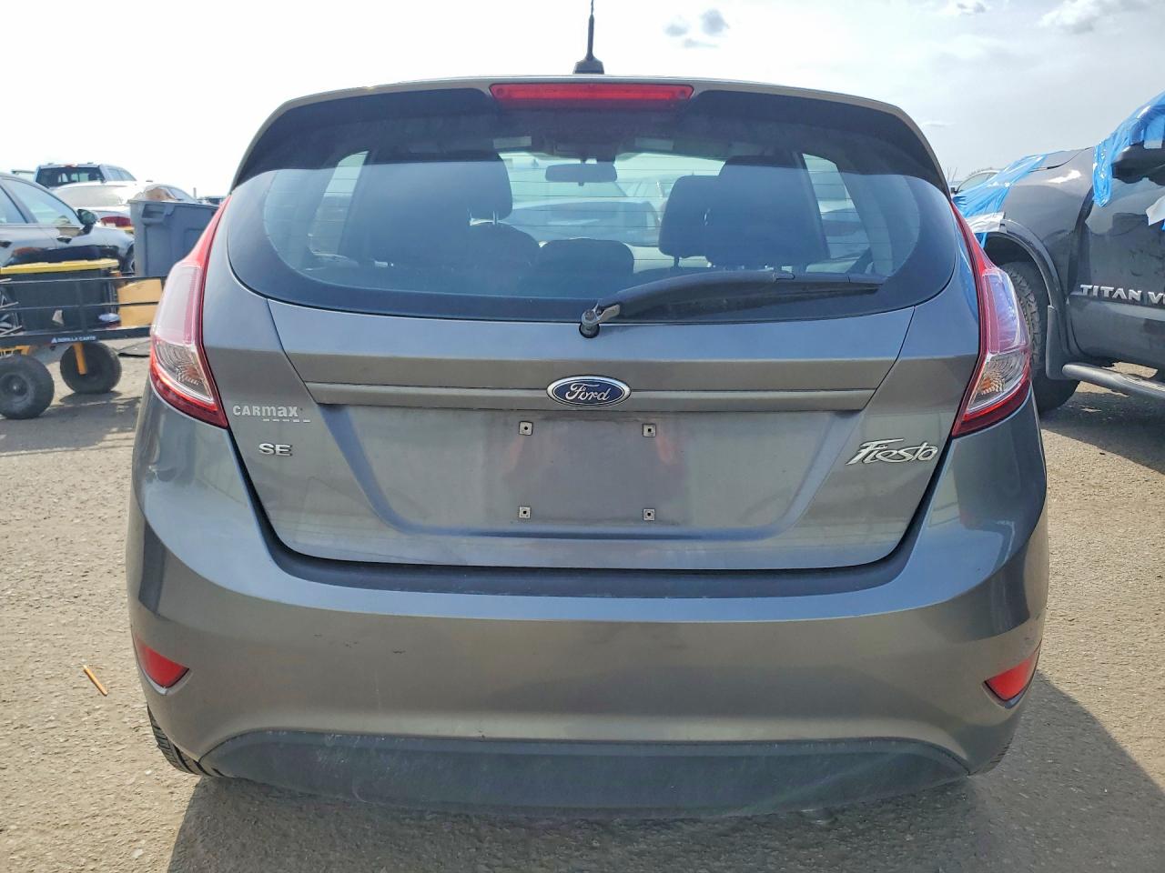 2014 Ford Fiesta Se Gray vin: 3FADP4EJ5EM233968