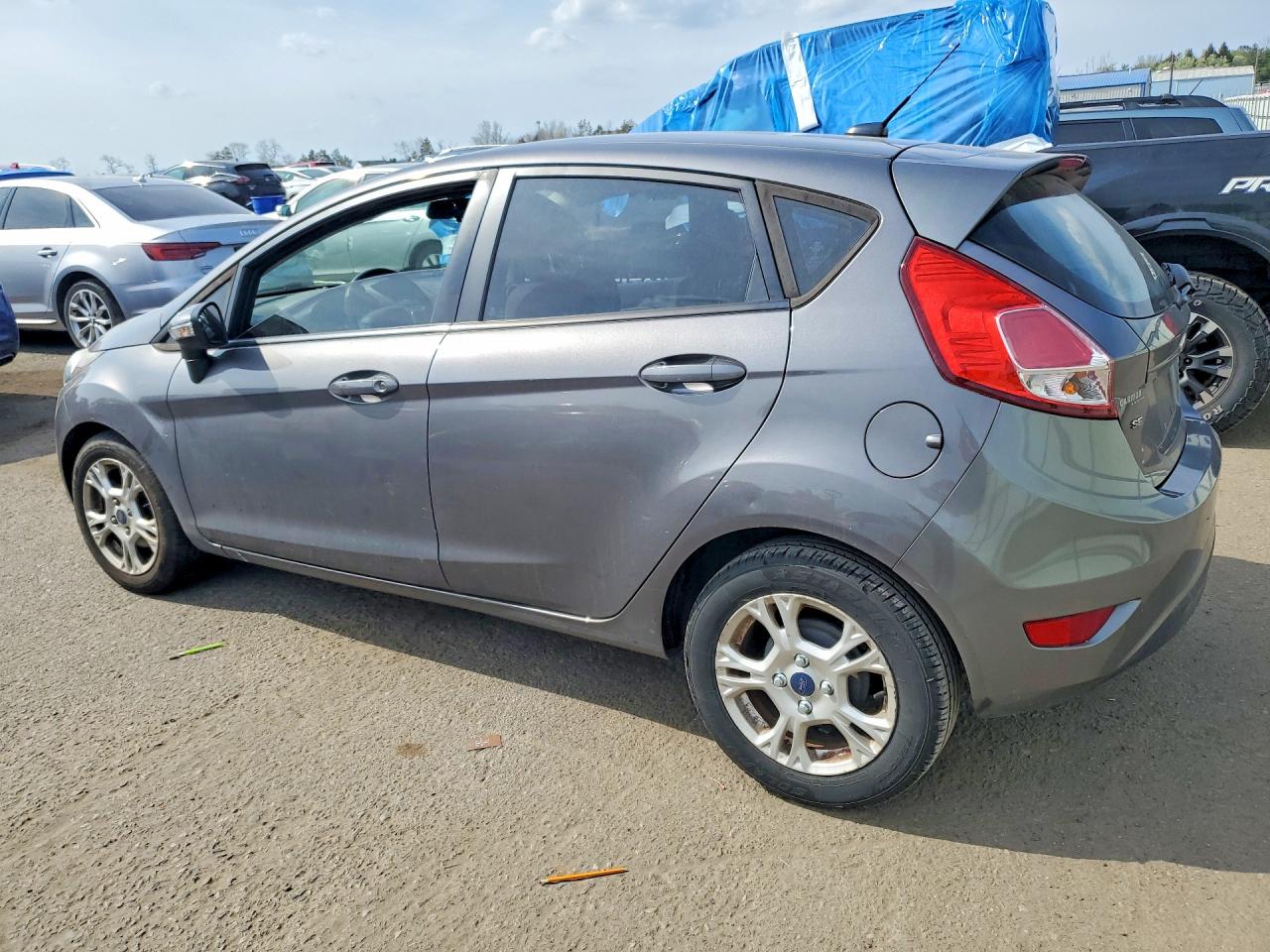 2014 Ford Fiesta Se Gray vin: 3FADP4EJ5EM233968