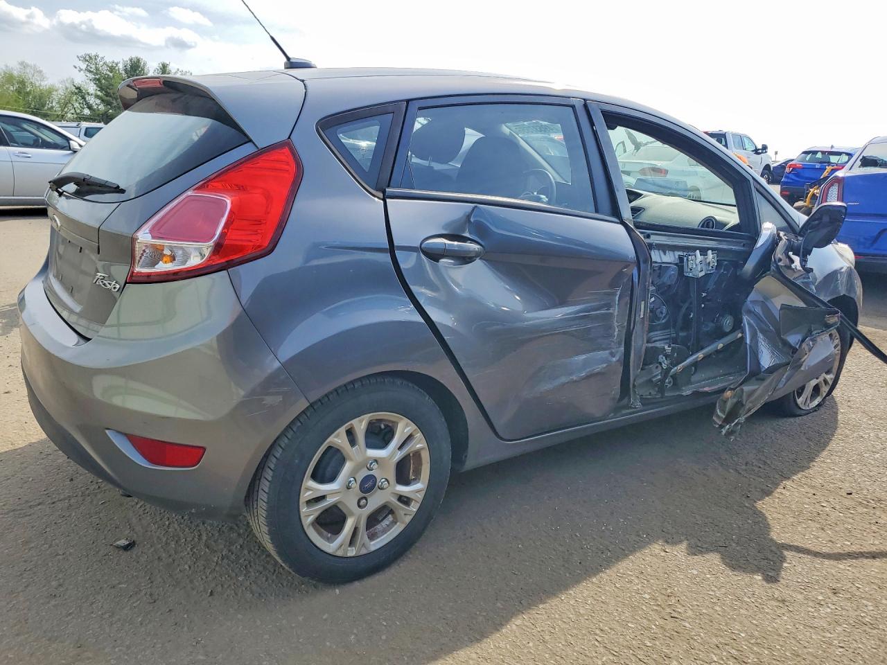 2014 Ford Fiesta Se Gray vin: 3FADP4EJ5EM233968