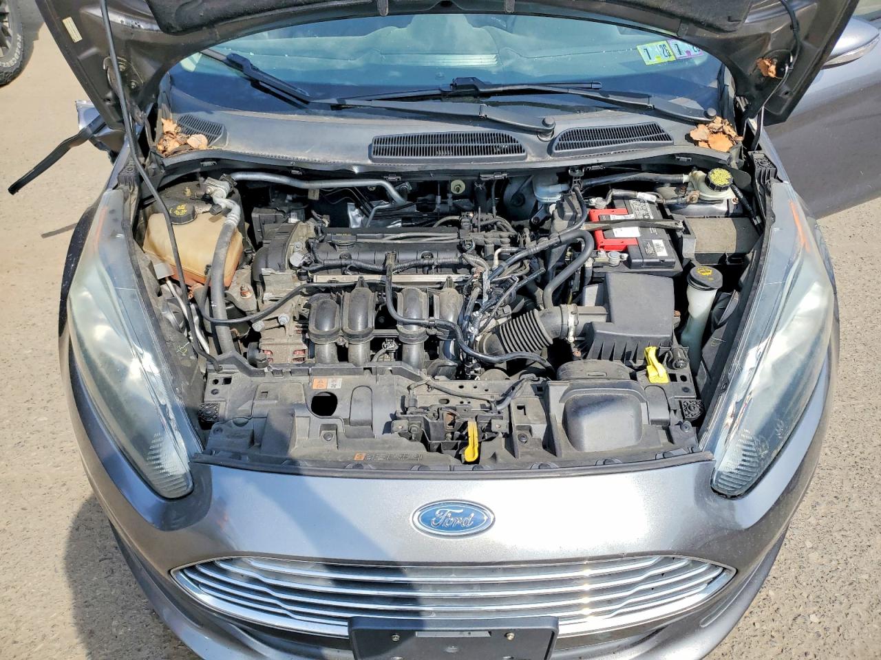 2014 Ford Fiesta Se Gray vin: 3FADP4EJ5EM233968