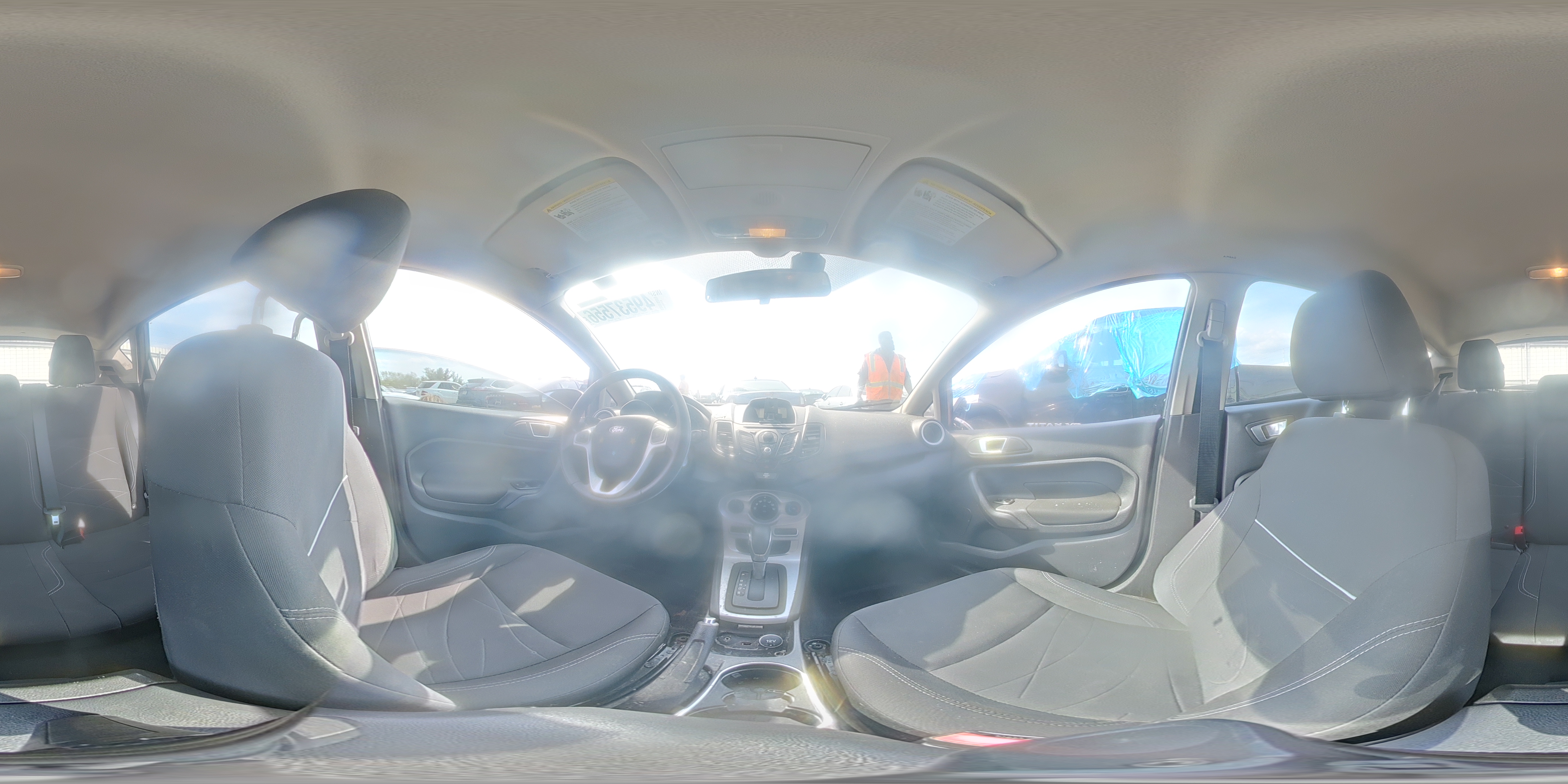 2014 Ford Fiesta Se Gray vin: 3FADP4EJ5EM233968