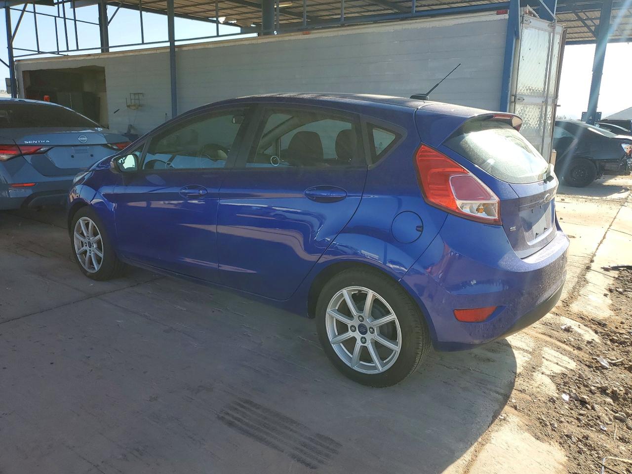 2015 Ford Fiesta Se Blue vin: 3FADP4EJ5FM106087