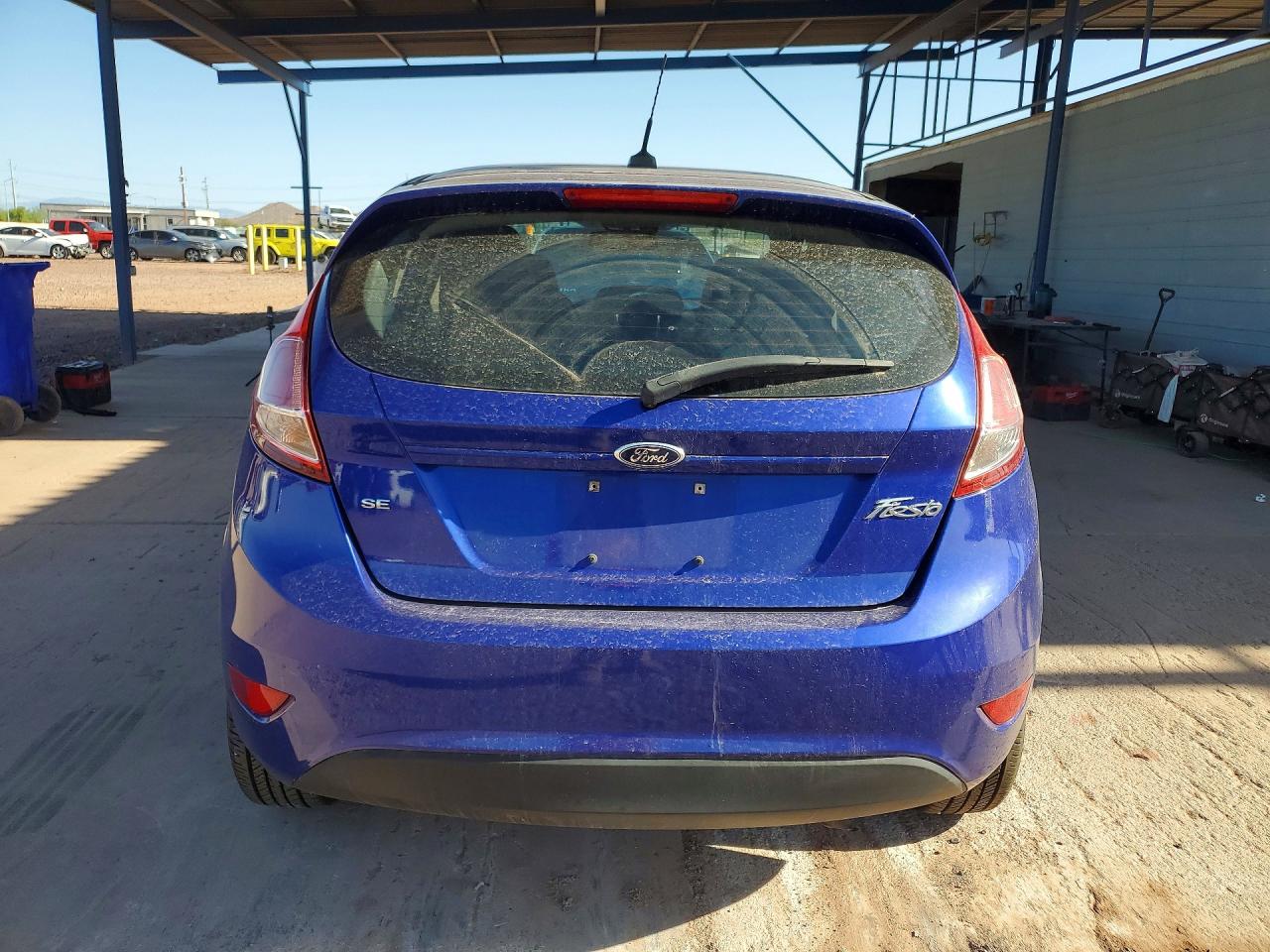 2015 Ford Fiesta Se Blue vin: 3FADP4EJ5FM106087