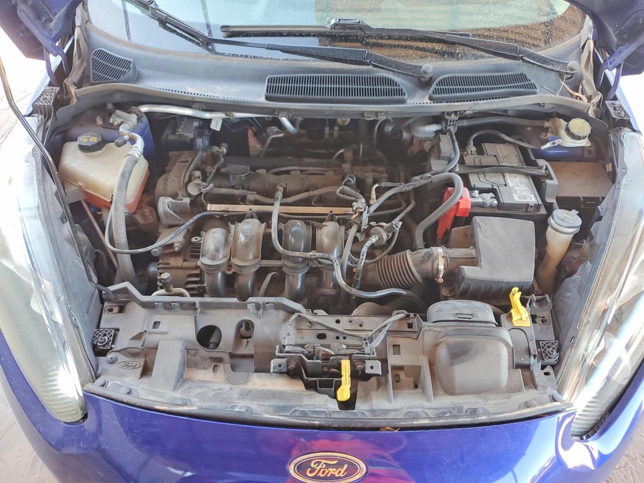 2015 Ford Fiesta Se Blue vin: 3FADP4EJ5FM106087