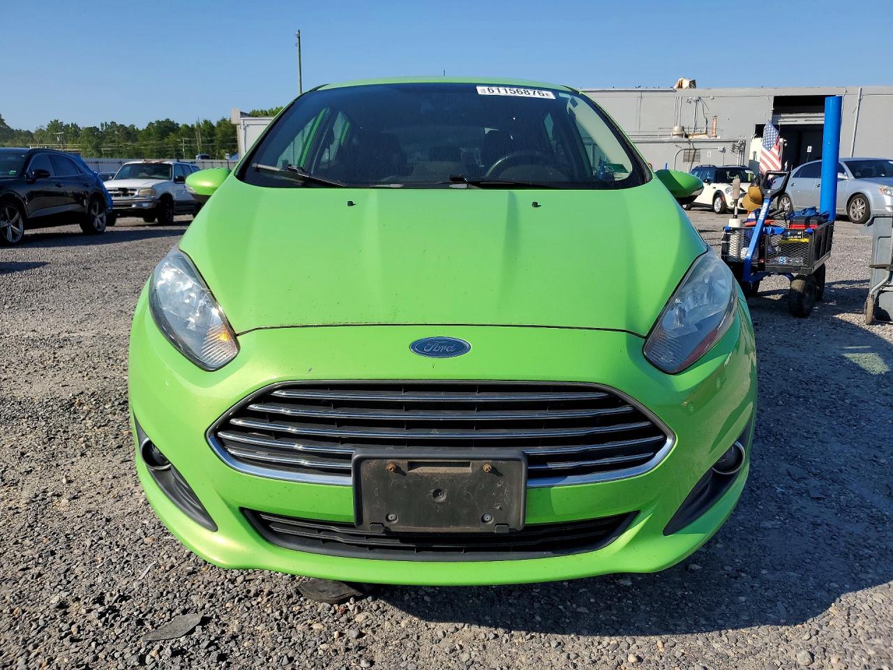 2015 Ford Fiesta Se Green vin: 3FADP4EJ5FM114156