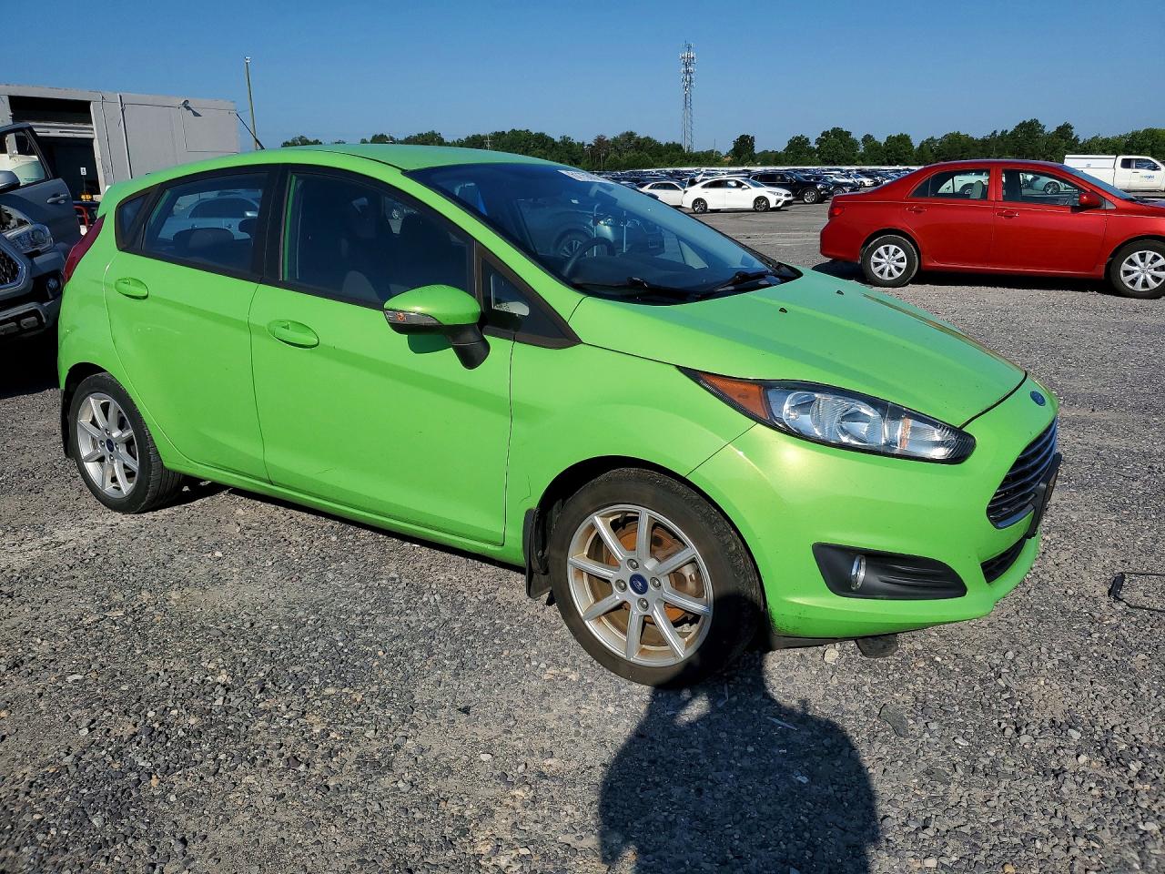 2015 Ford Fiesta Se Green vin: 3FADP4EJ5FM114156